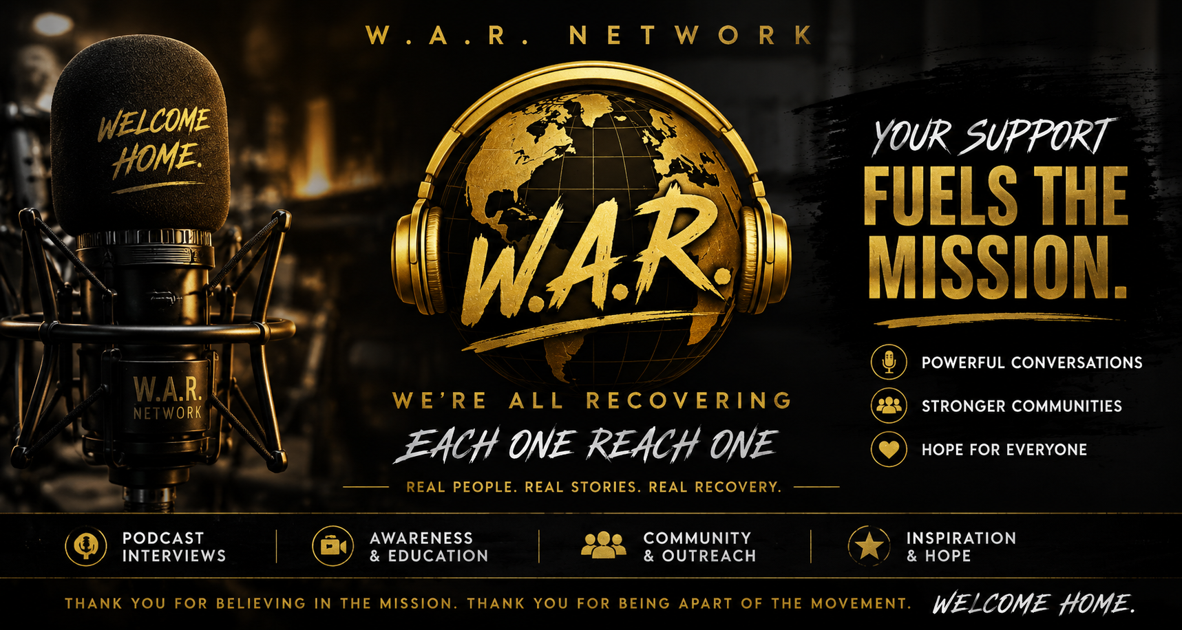 W.A.R. We’re All Recovering Podcast