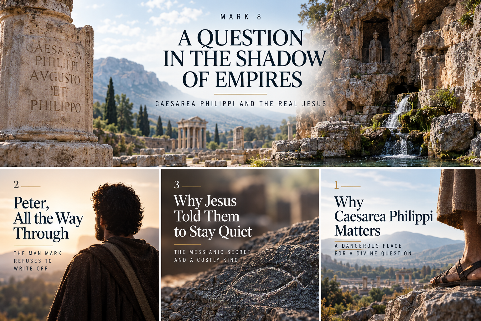 Rock, Empire and the Question That Changed Everything - Mark 8:27-38