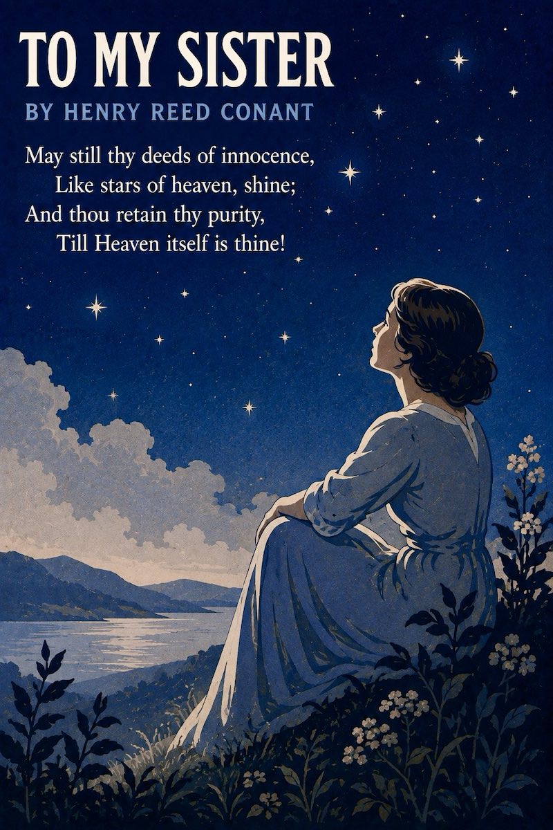 "To My Sister" by Henry Reed Conant