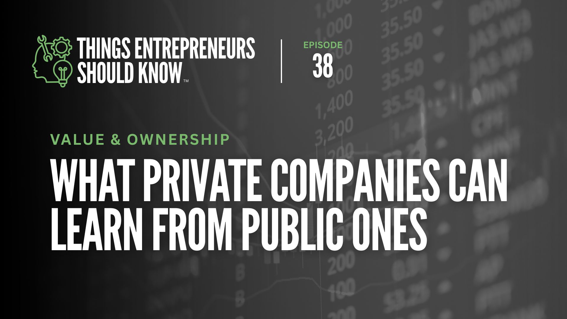 What Private Companies Can Learn from Public Ones