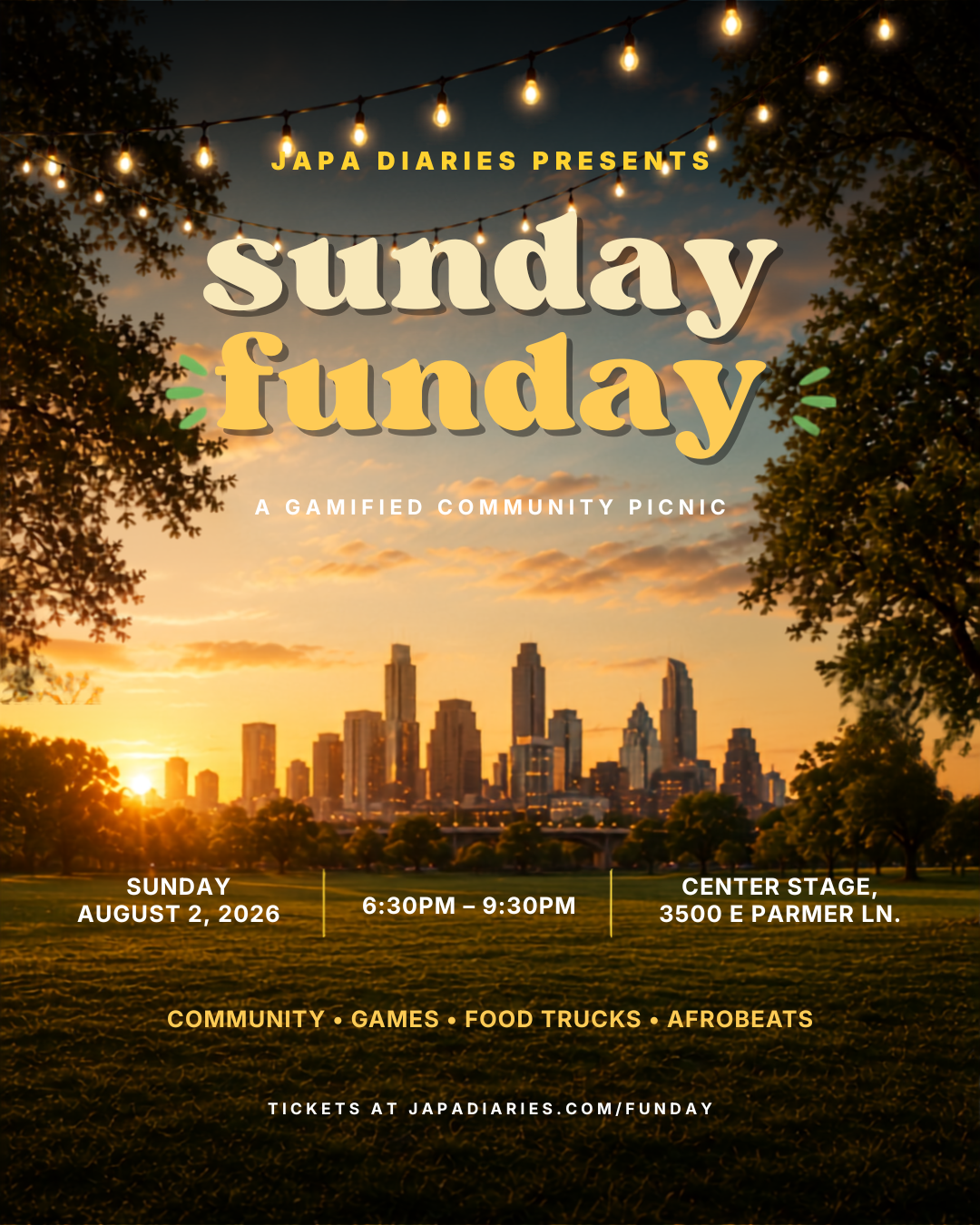 Sunday Funday | August, 2nd 2026