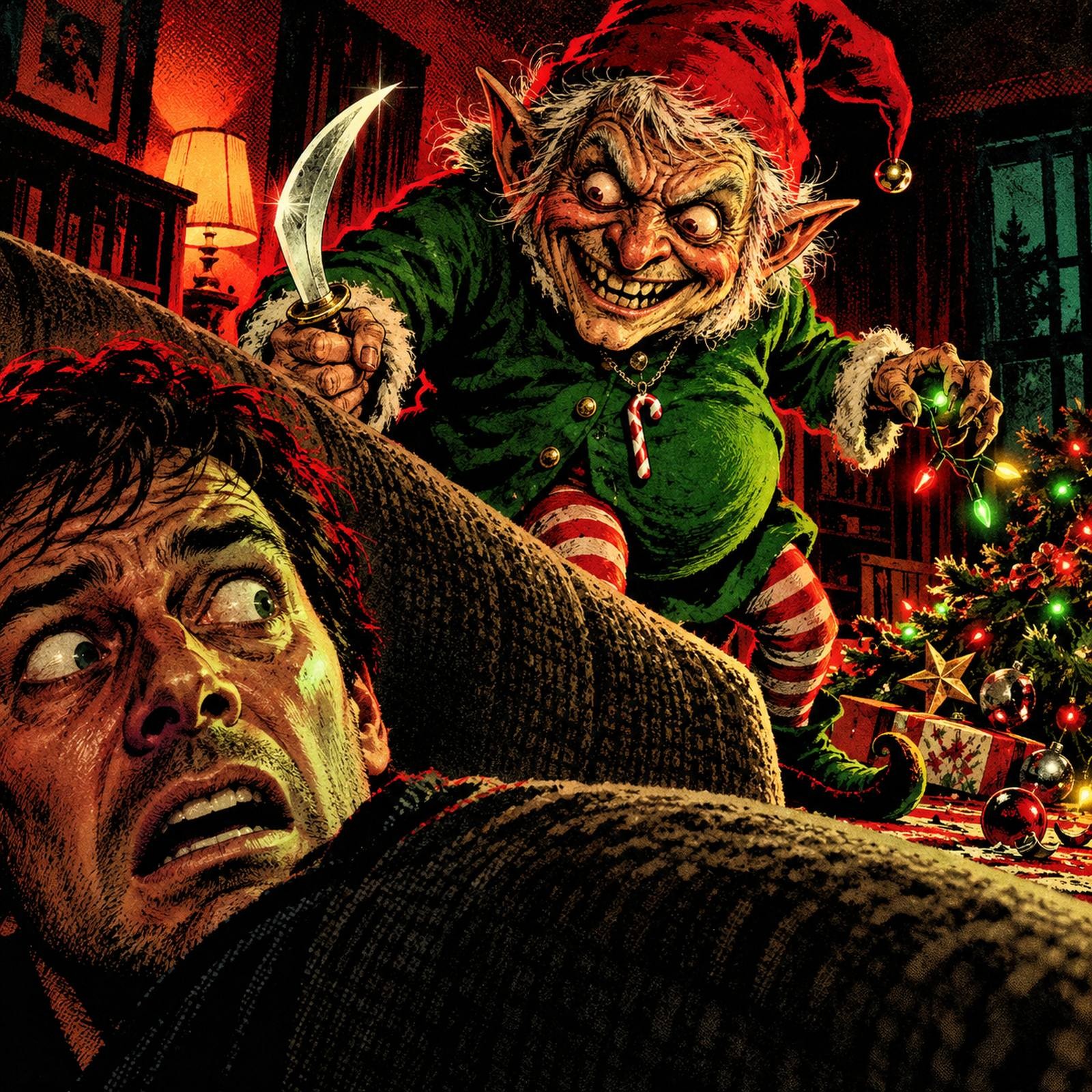 Dead Silent Night: Peppermint Ray, Santa’s Killer Elf & a Very Naughty Man