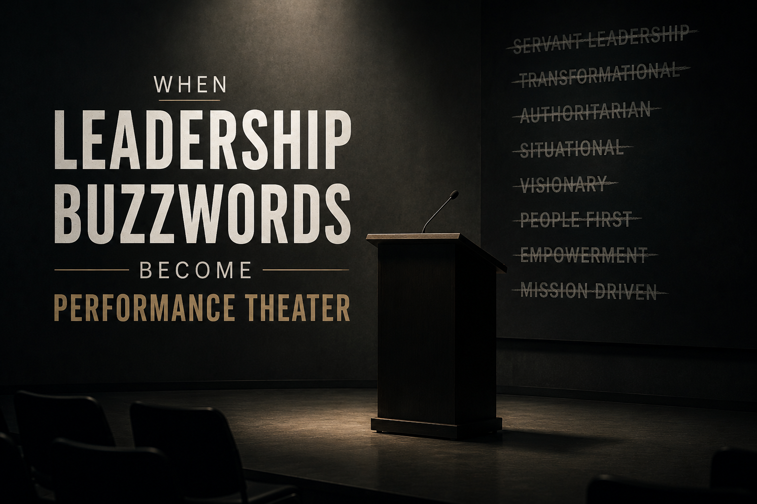 When Leadership Buzzwords Become Performance Theater