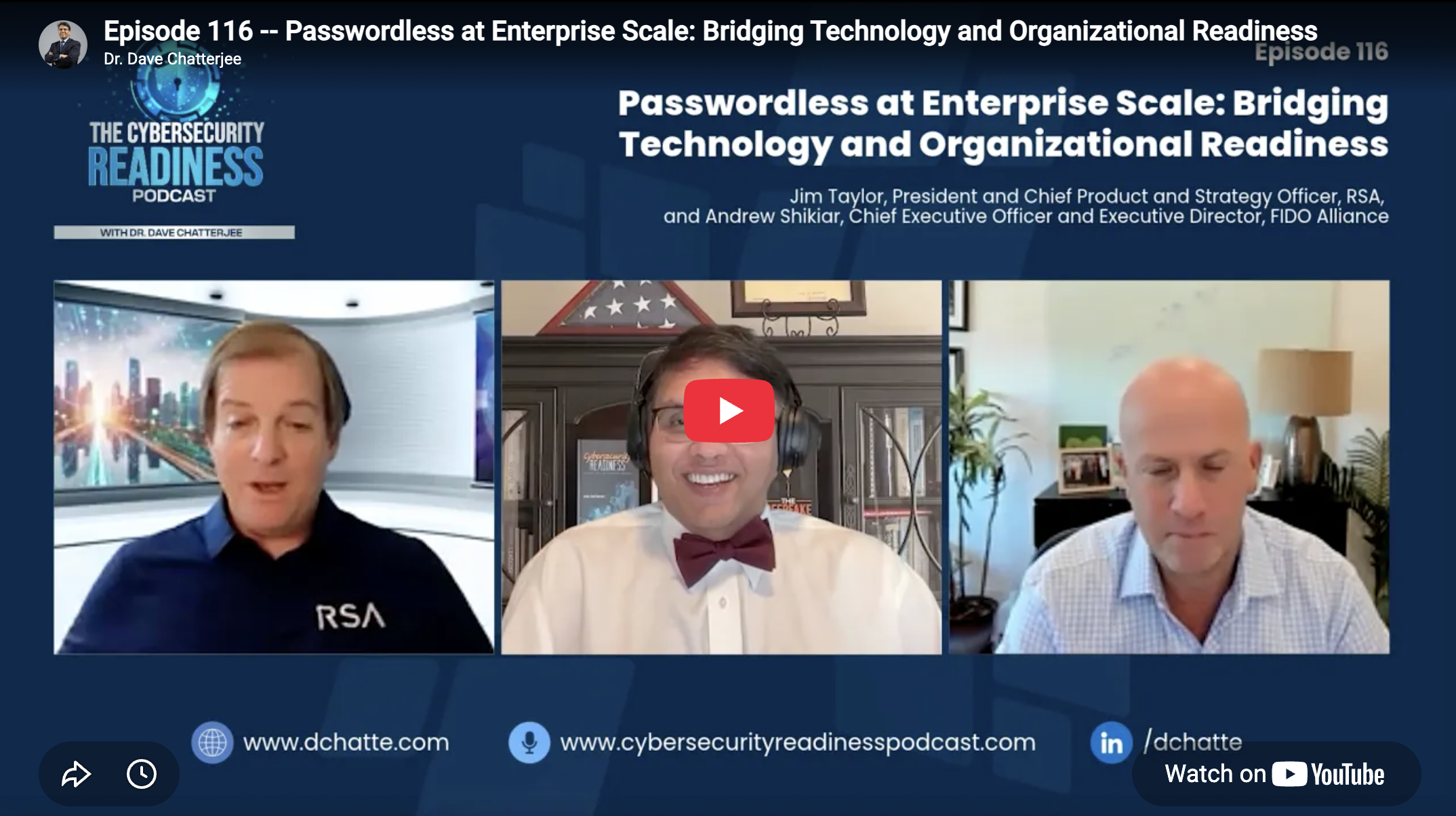 Episode 116 -- Passwordless at Enterprise Scale: Bridging Technology and Organizational Readiness