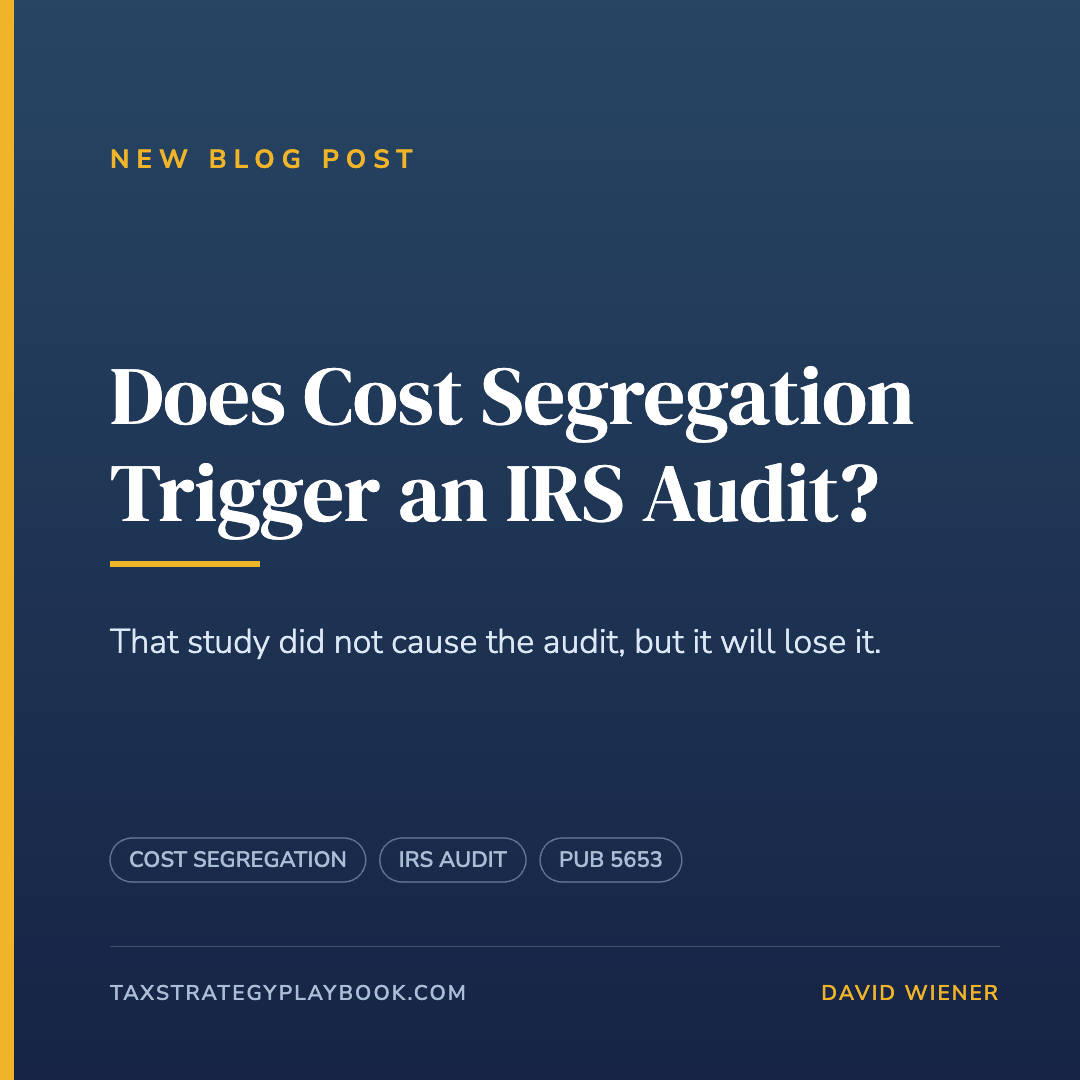Does Cost Segregation Trigger an IRS Audit?