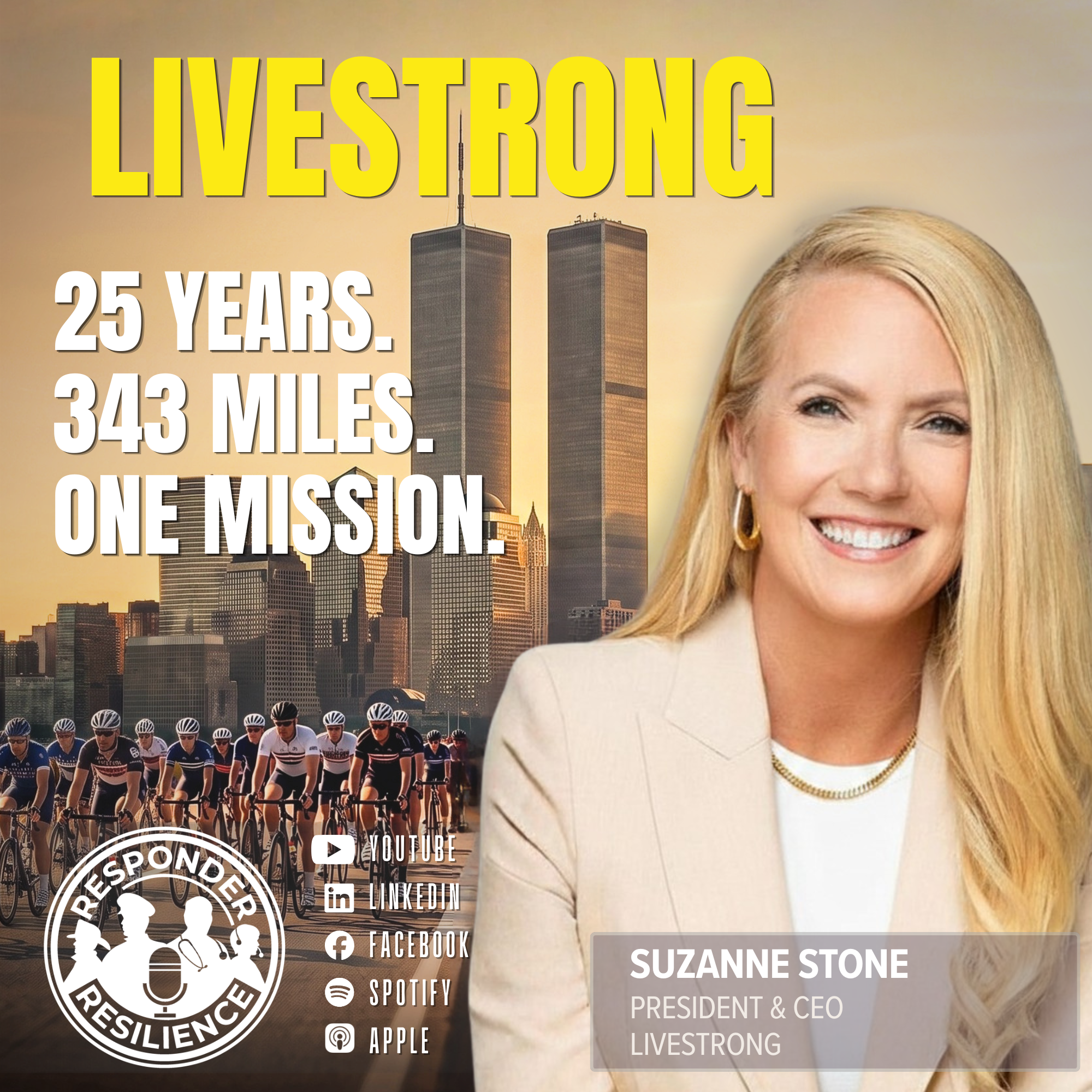 S6 E31 25 Years, 343 Miles: Livestrong's Suzanne Stone On The Ride Home To Ground Zero