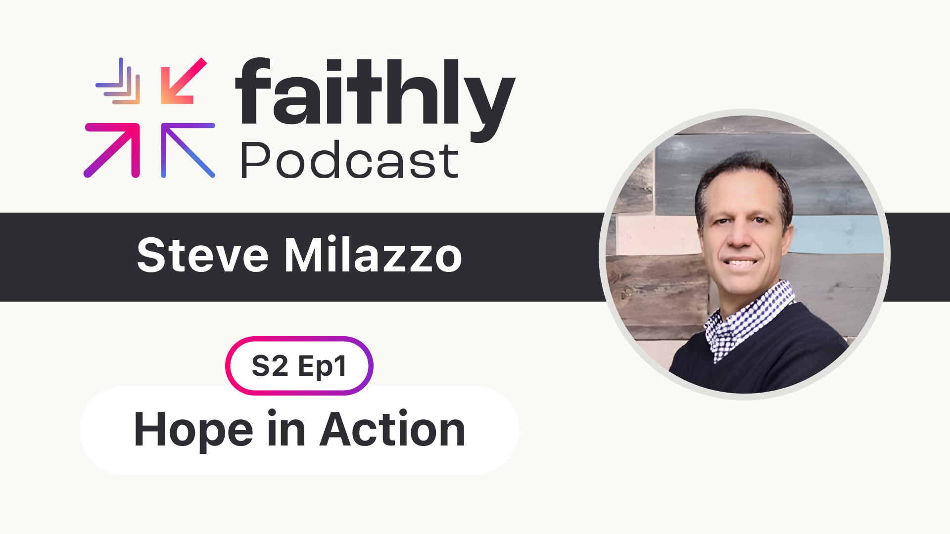 Hope in Action - Steve Milazzo | Faithly Podcast