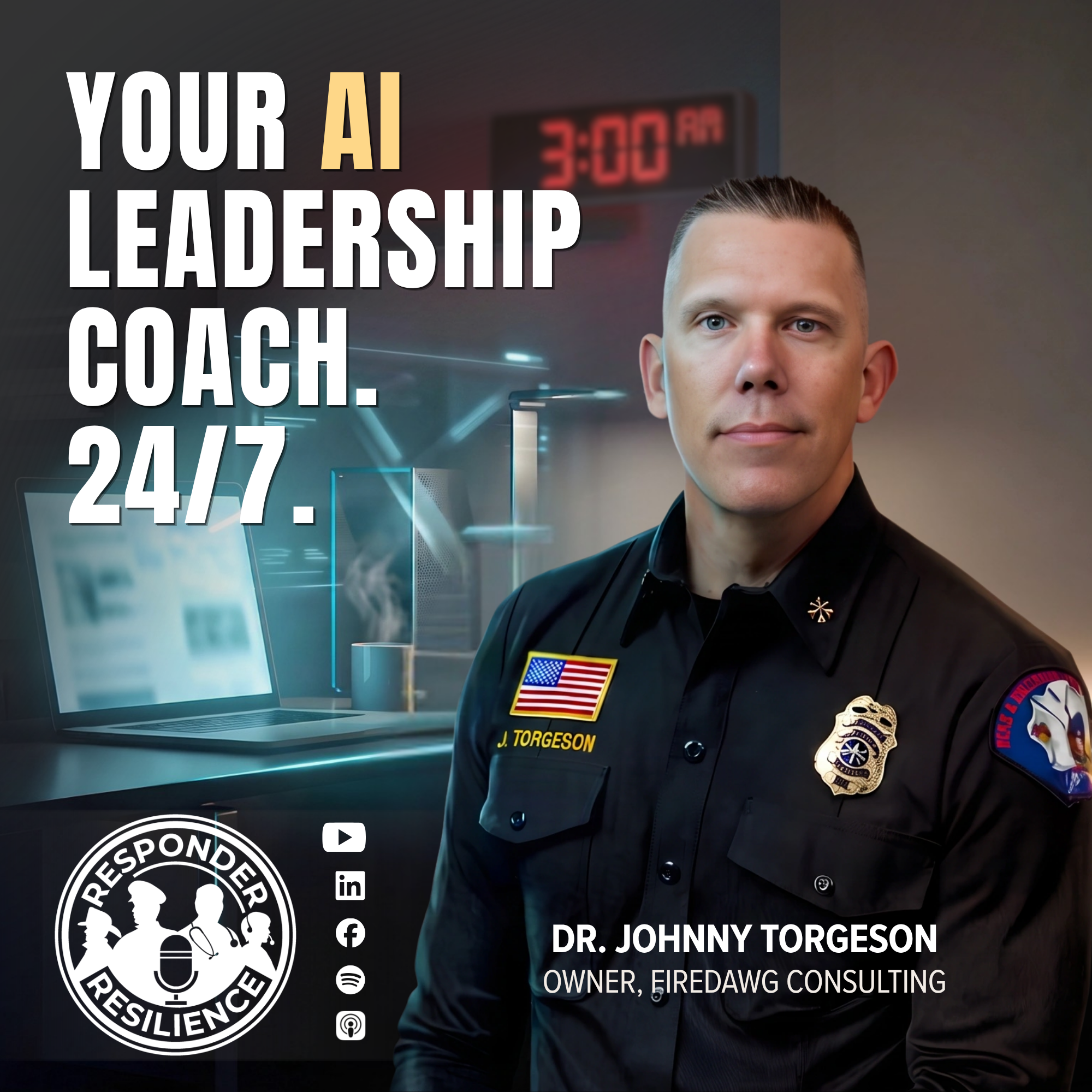 AI Leadership Coaching For Fire Officers: Dr. Johnny Torgeson | S6 E35