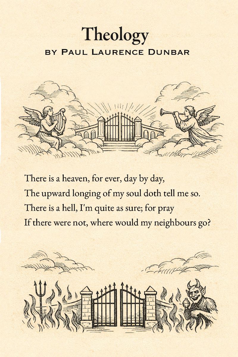"Theology" by Paul Laurence Dunbar
