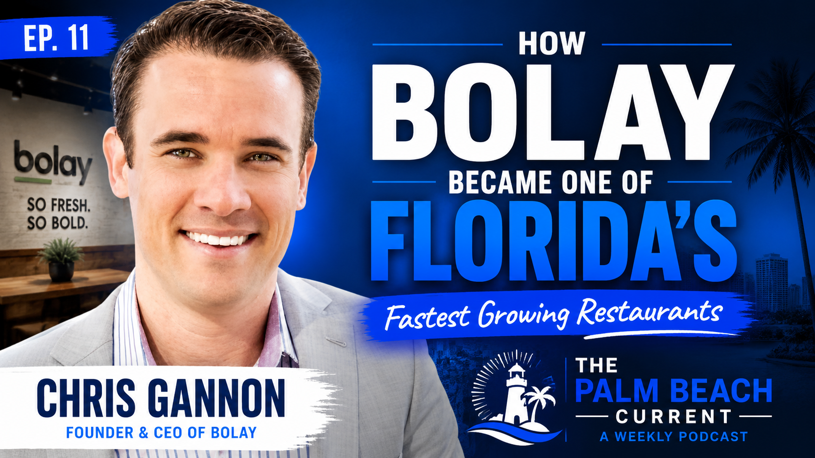 Chris Gannon.  Founder of Bolay Ep. 11
