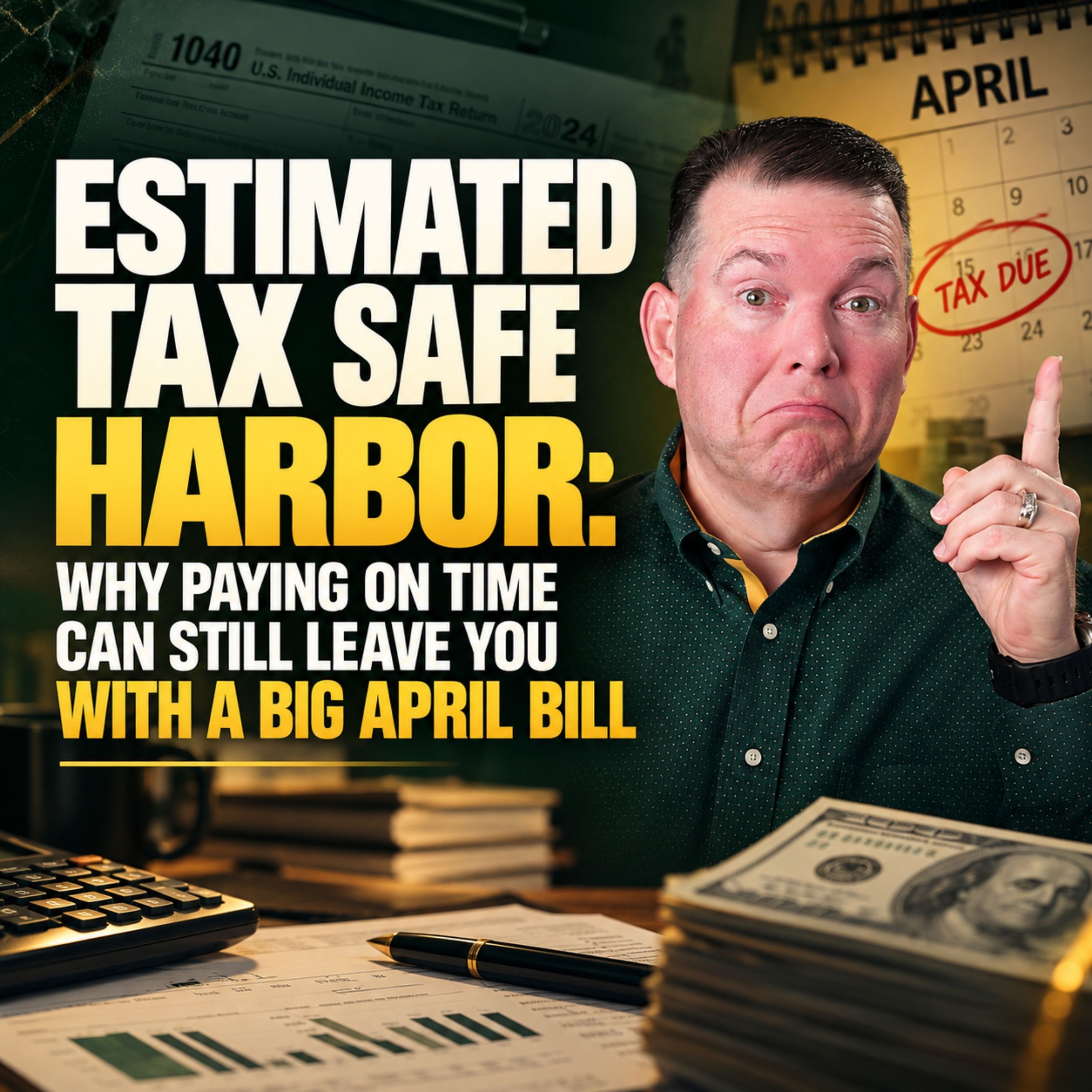 Estimated Tax Safe Harbor: Why Paying On Time Can Still Leave You With a Big April Bill