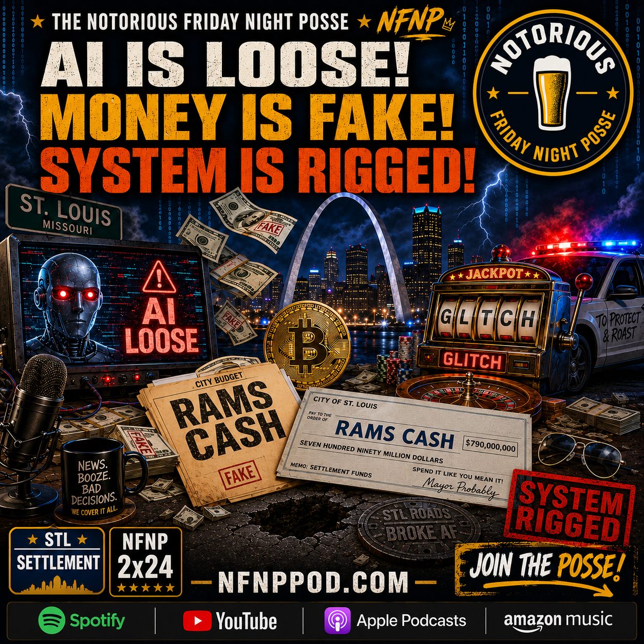 AI Is Loose! Money Is Fake! The System Is Rigged!