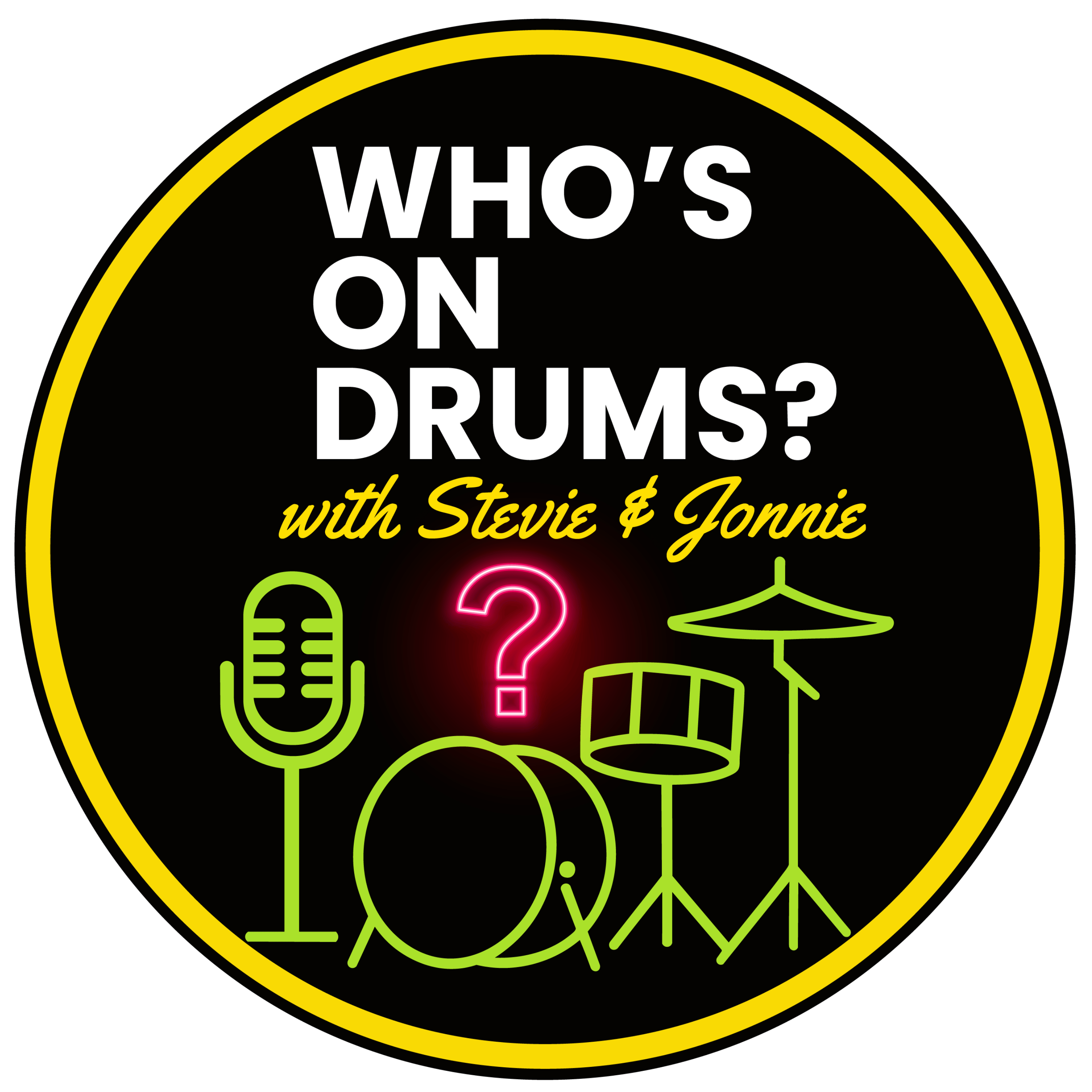 Who's on Drums? Logo