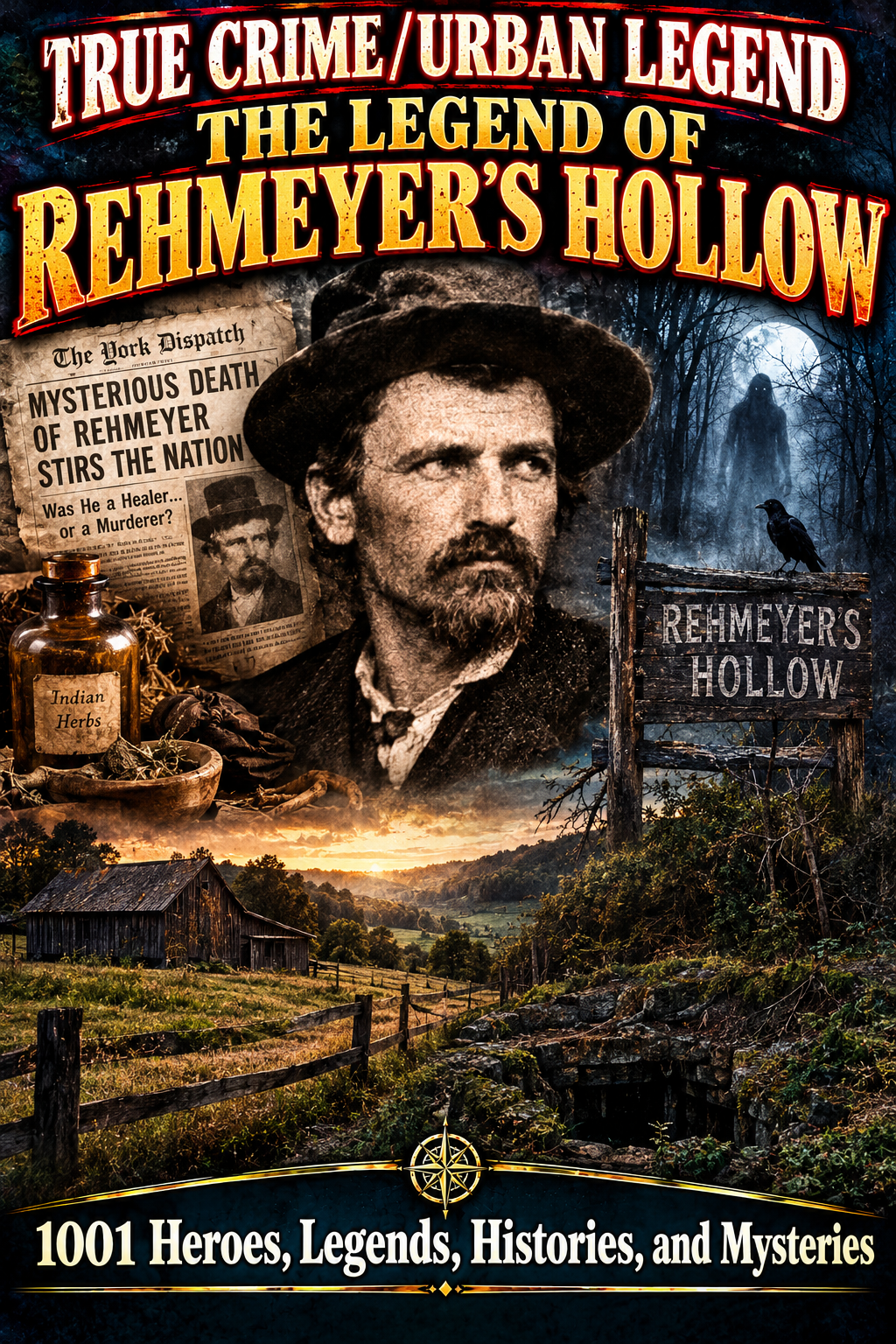 TRUE CRIME/URBAN LEGEND  THE LEGEND OF REHMEYER'S HOLLOW