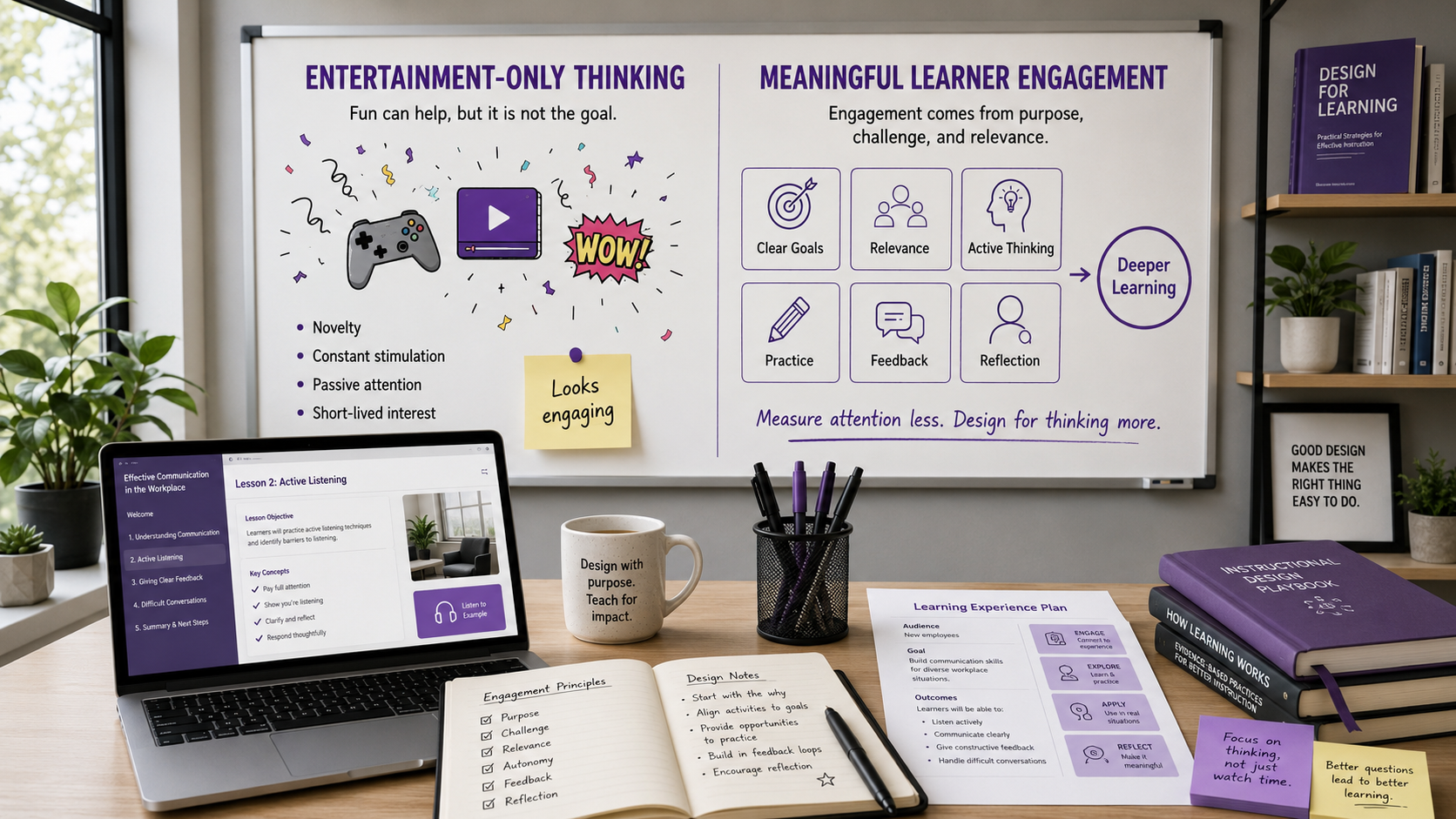 Engagement vs. Entertainment: Unpacking a Common Myth in Instructional Design