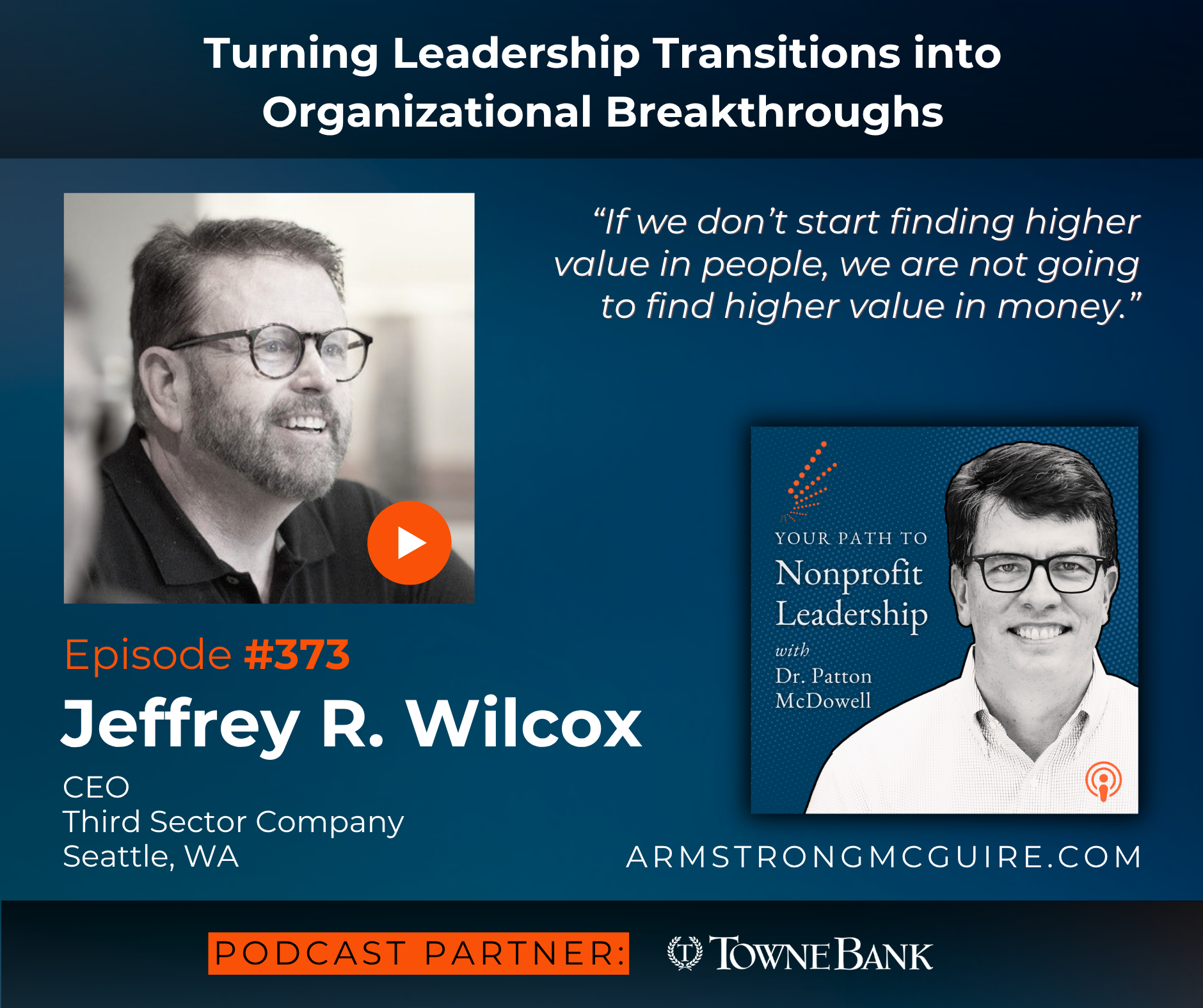 373: Turning Leadership Transitions into Organizational Breakthroughs (Jeffrey R. Wilcox)