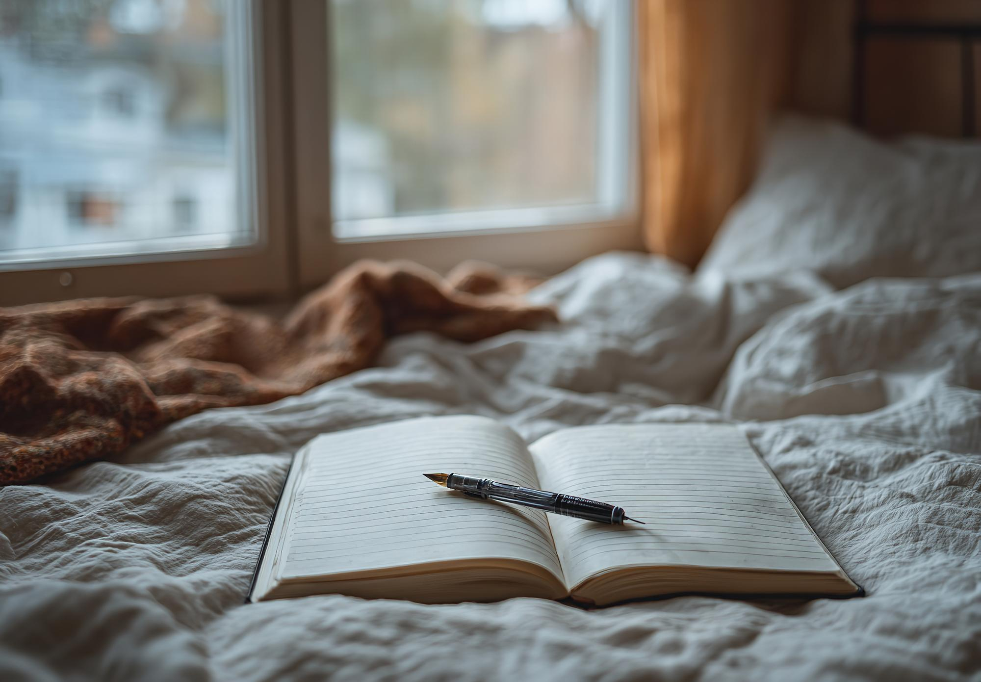 How to Use a Bedside Notepad to Stop Racing Thoughts Before Sleep