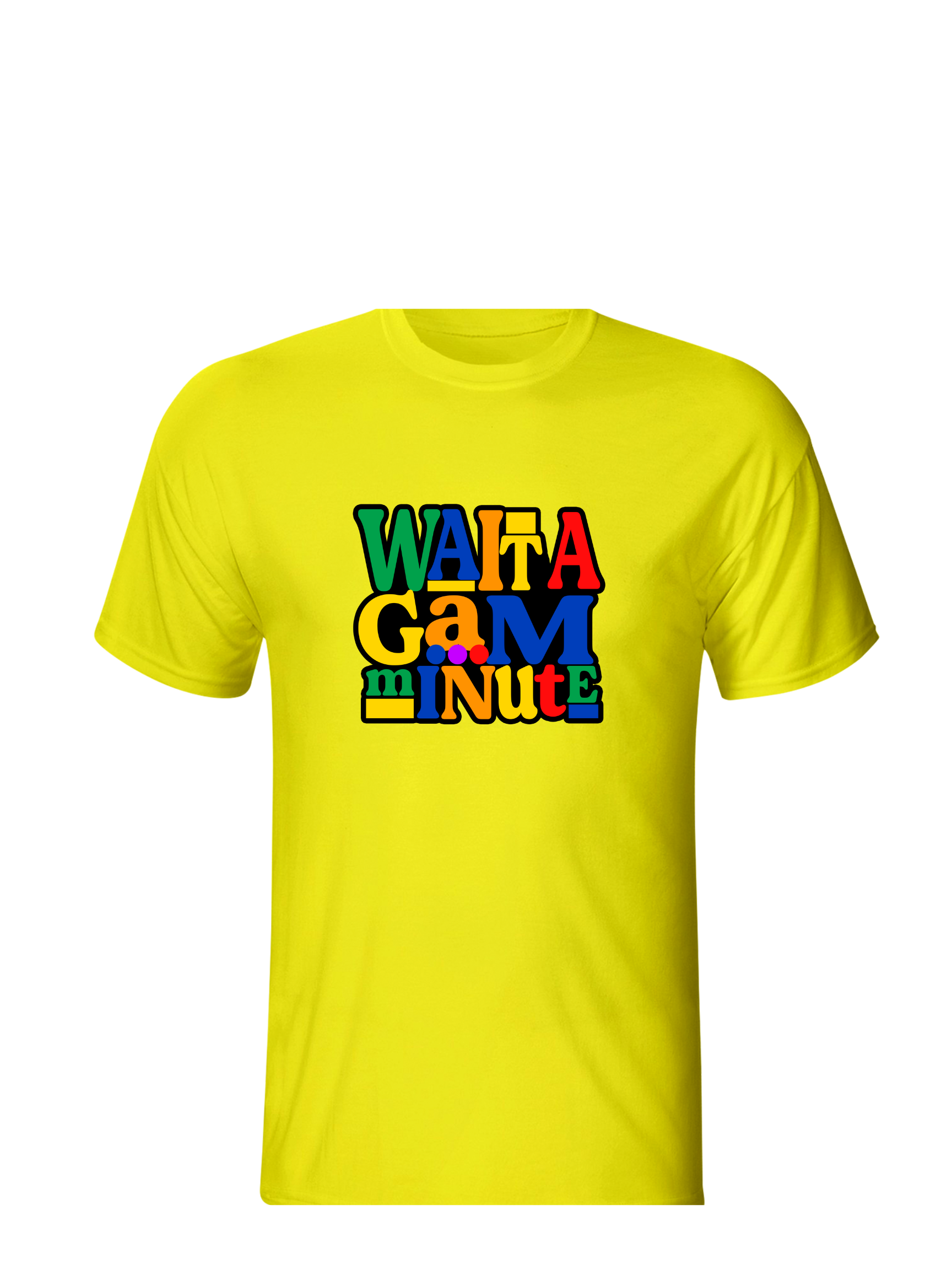 T-shirt (S-XL)- yellow