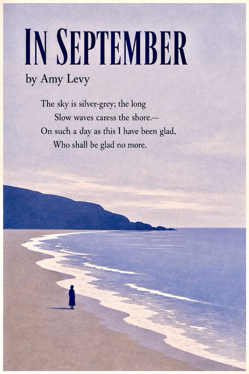 "In September" by Amy Levy