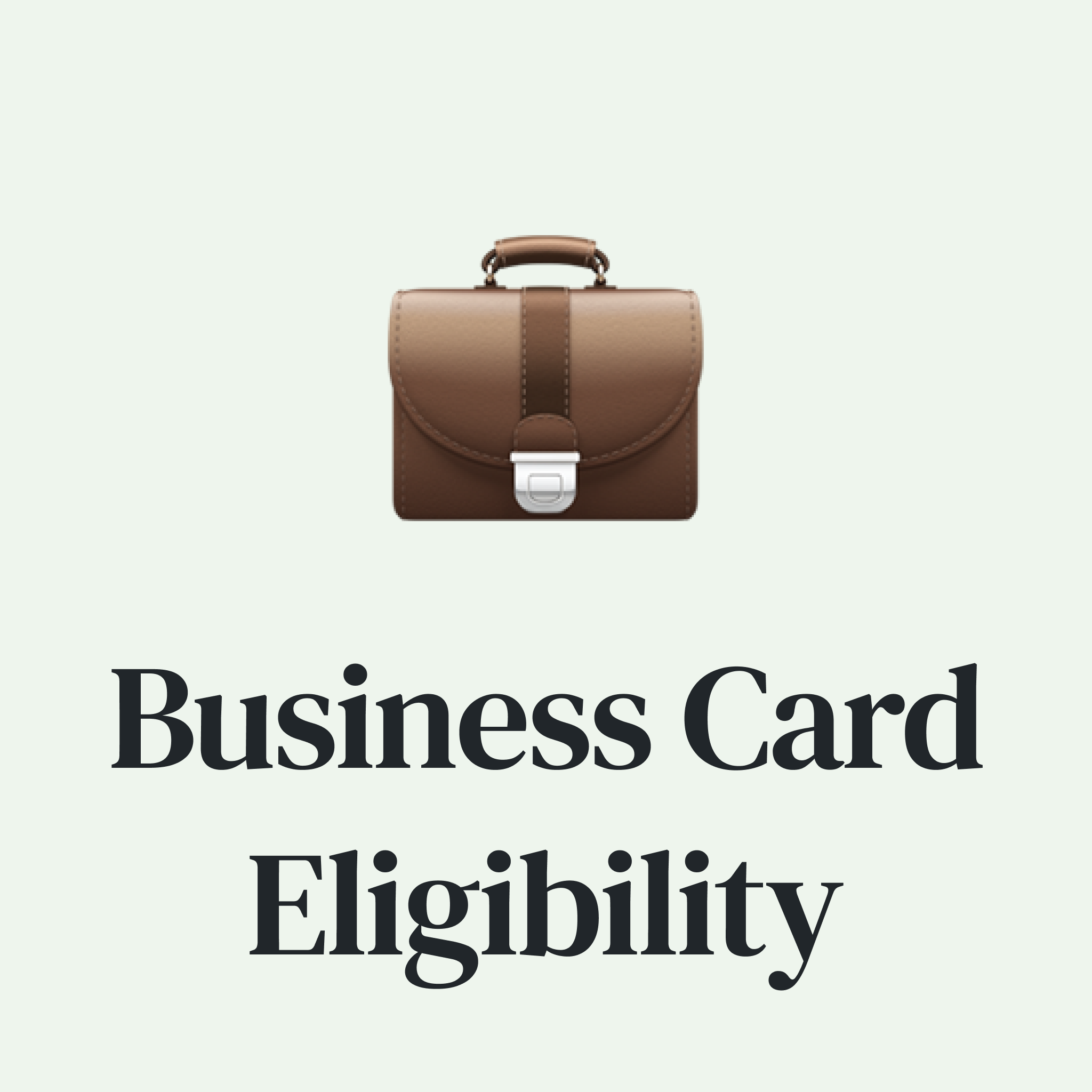 Am I Eligible for a Business Credit Card?
