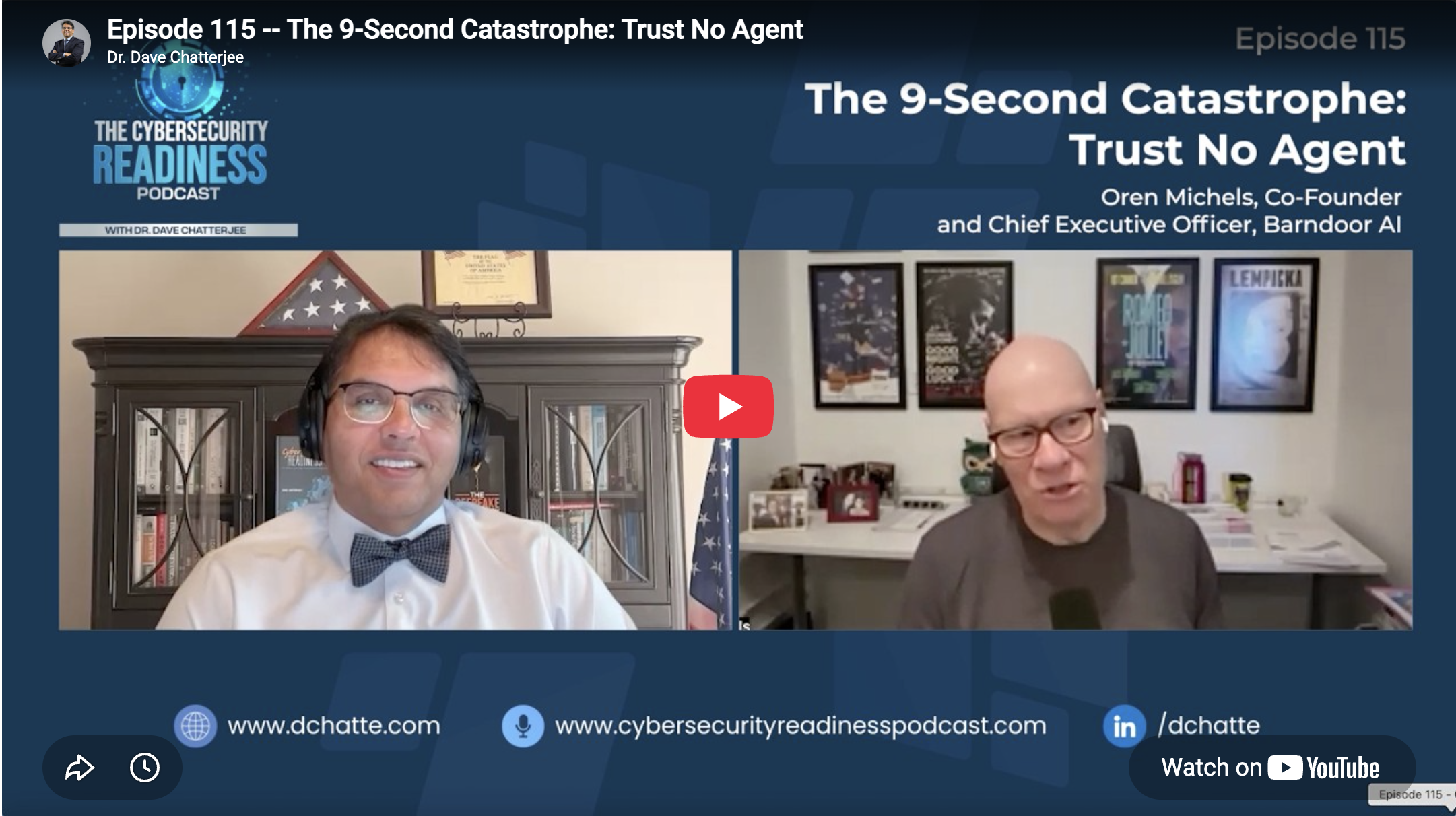 Episode 115 -- The 9-Second Catastrophe: Trust No Agent
