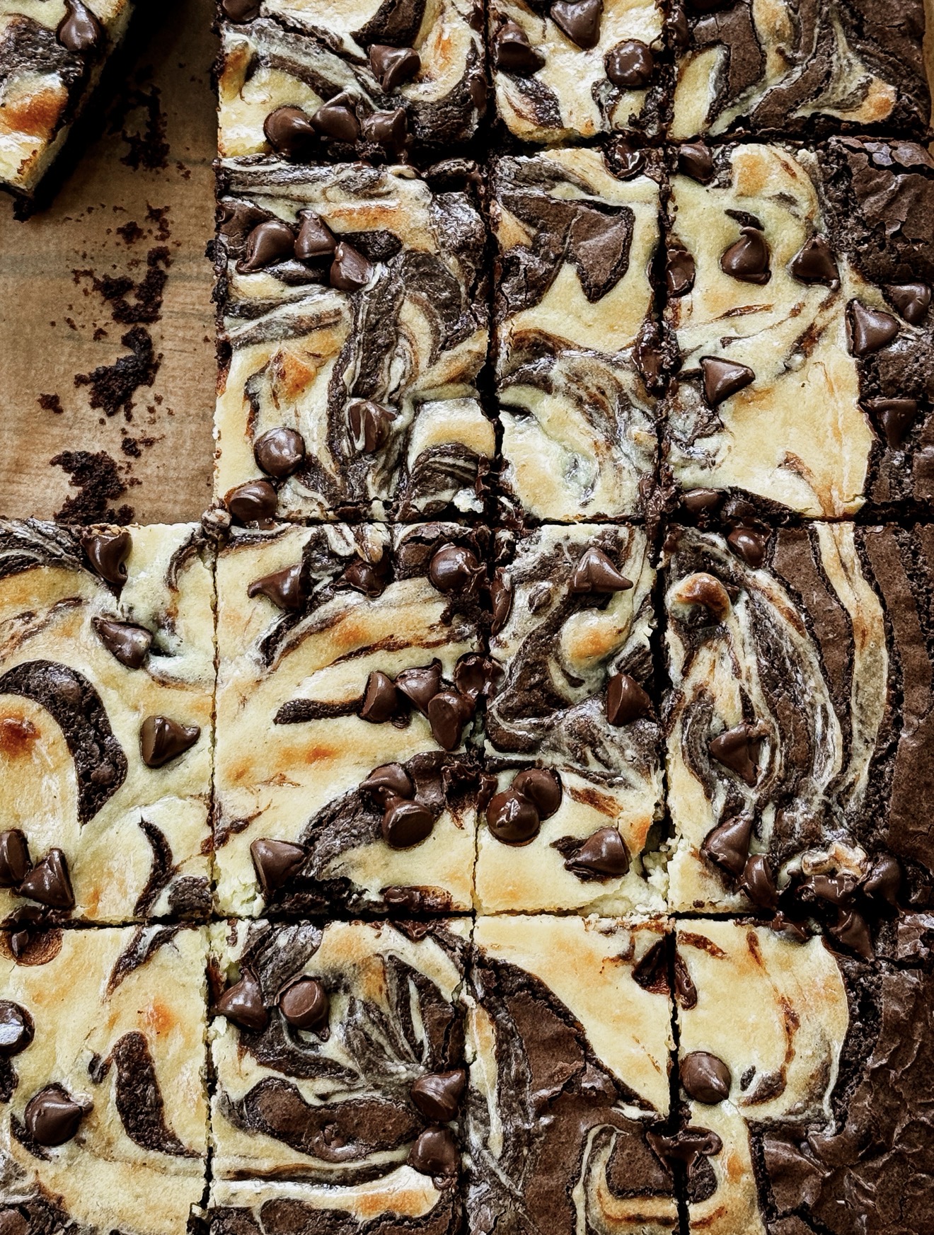 Gluten-Free Cream Cheese Swirl Brownies
