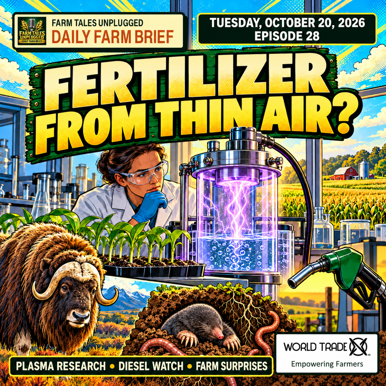 Cold-Plasma Fertilizer: Can Air, Water, and Electricity Replace Synthetic Nitrogen on the Farm?