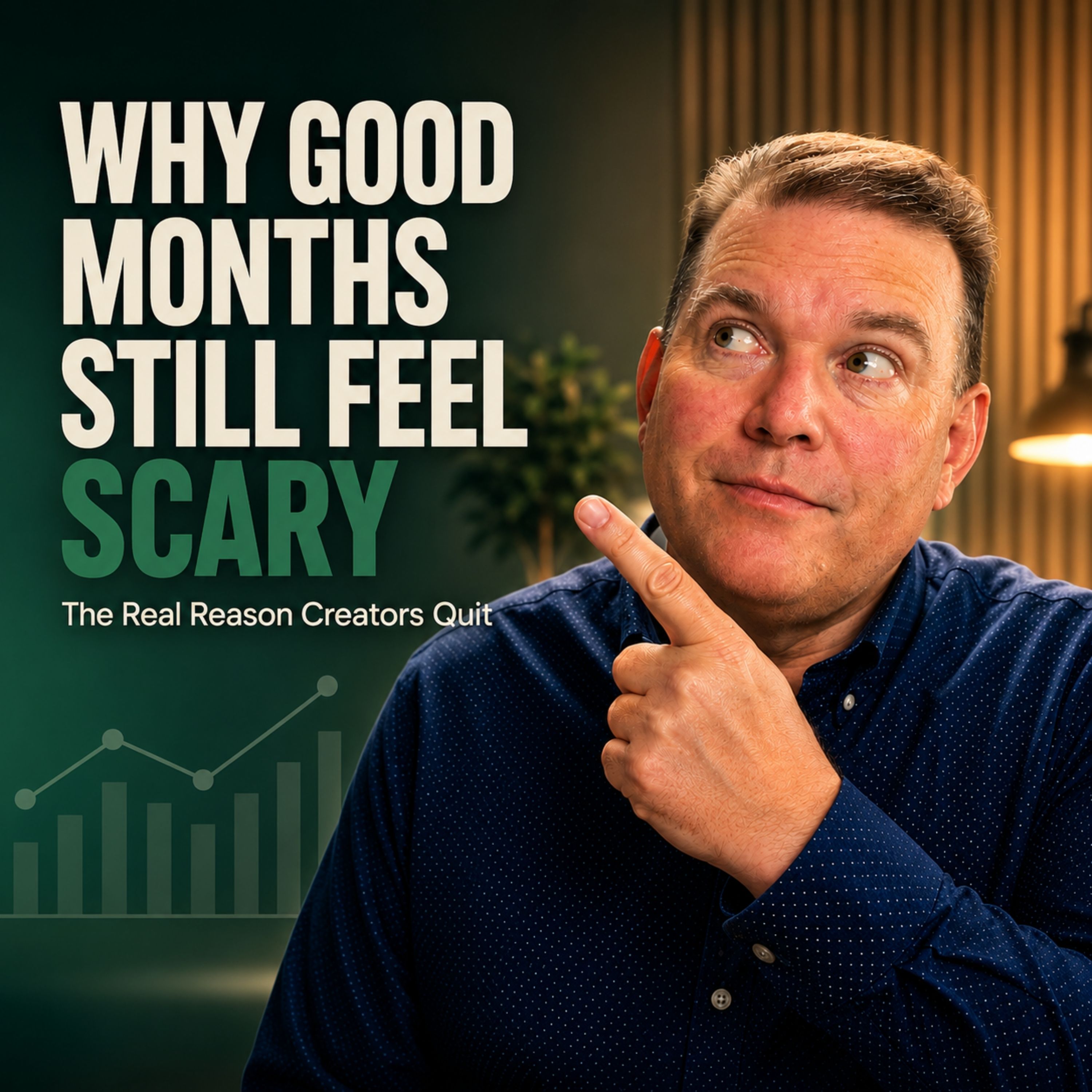 Why Good Months Still Feel Scary: The Real Reason Creators Quit