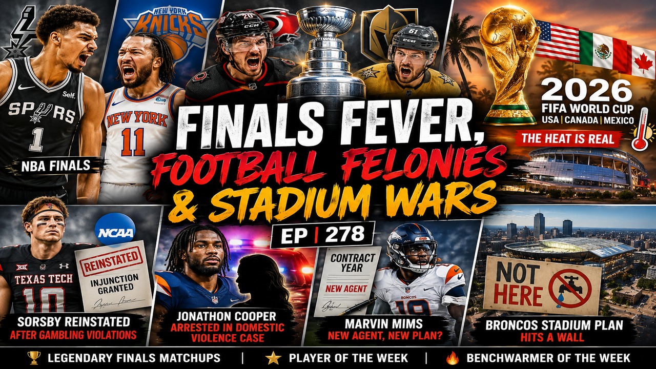 Finals Fever, Football Felonies & Stadium Wars: Ep 278 Brings the Chaos Finals Fever, Football Felonies & Stadium Wars: Ep 278 Brings the Chaos