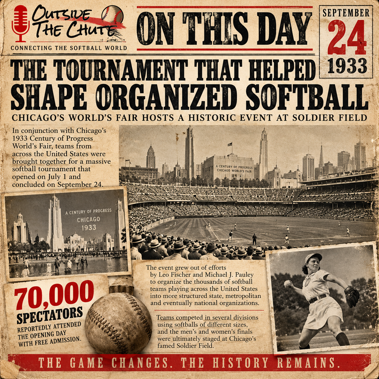On This Day: The 1933 Tournament That Helped Shape Organized Softball