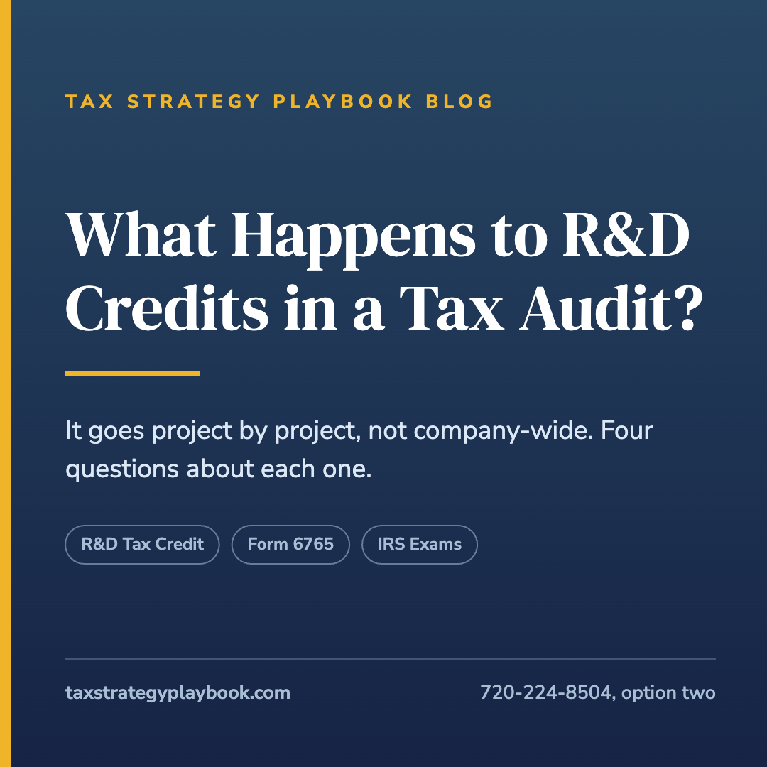 What Happens to R&D Credits in a Tax Audit?