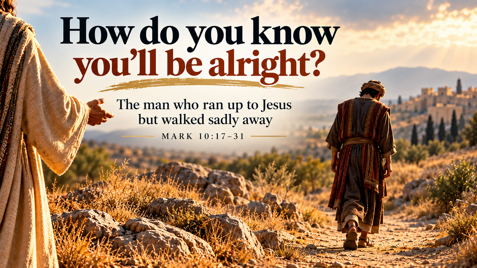 The Man Who Ran Up and Walked Away: Mark 10:17-31