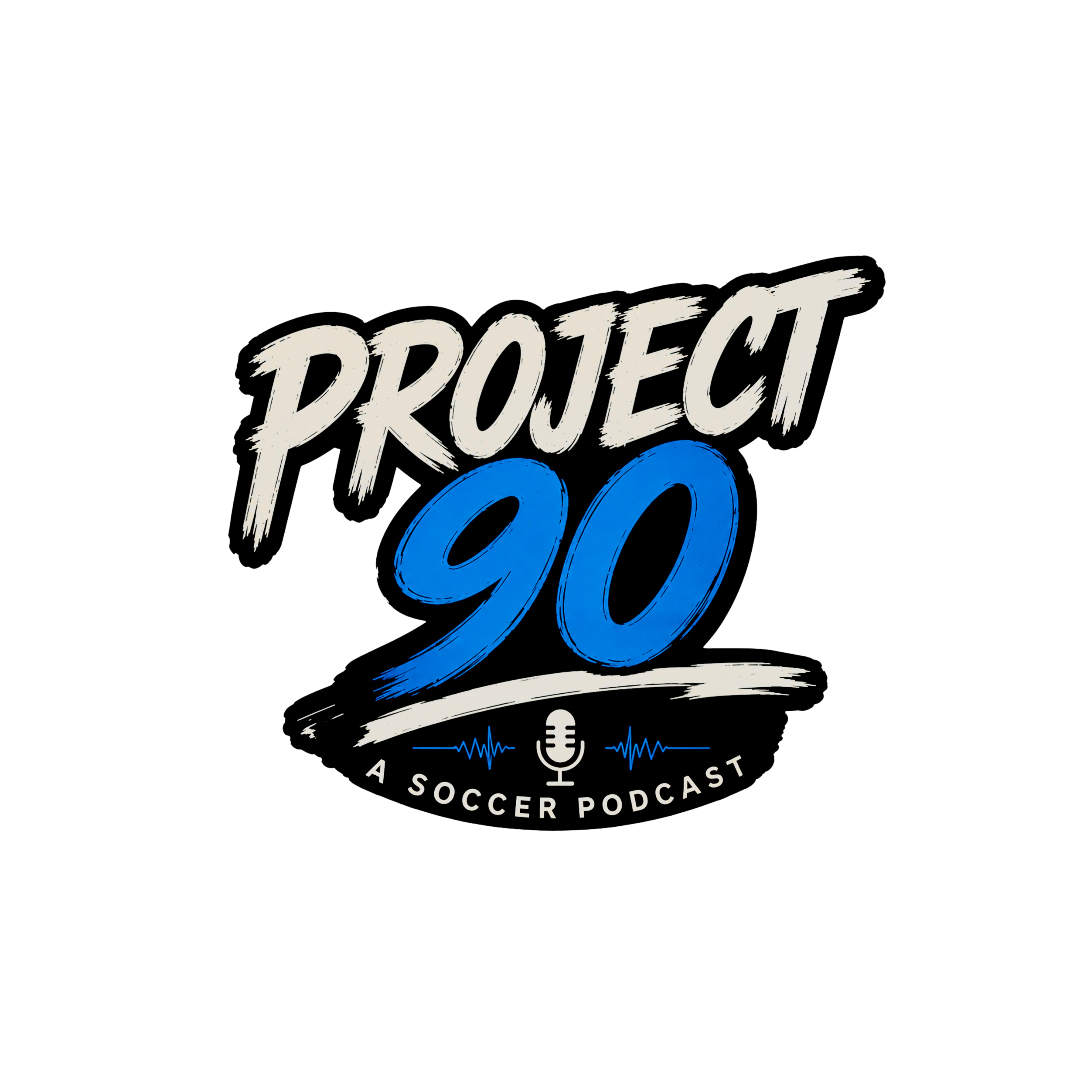 Project 90 | A Soccer Podcast Logo