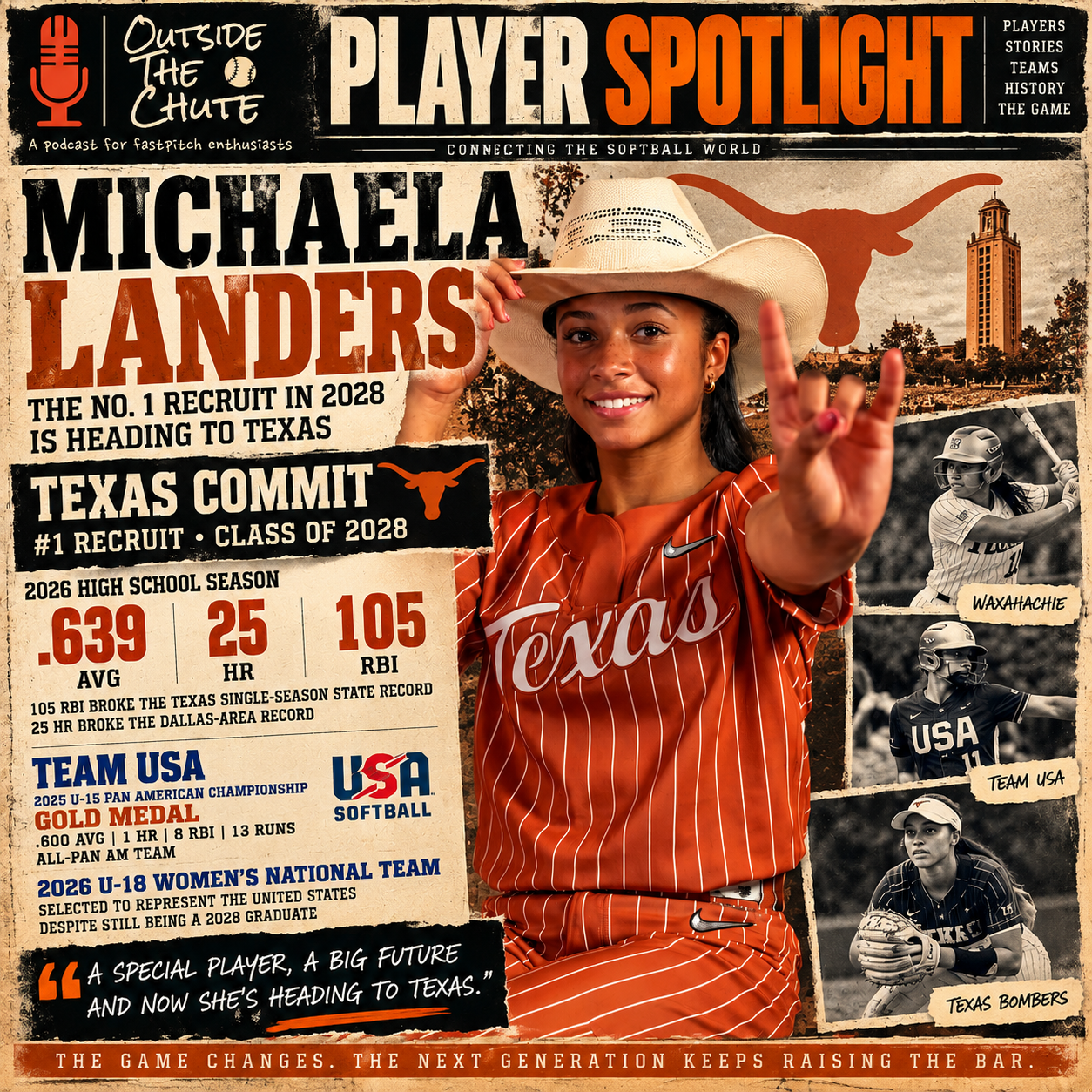 OTC Player Spotlight: Michaela Landers — The No. 1 Recruit in 2028 Is Heading to Texas