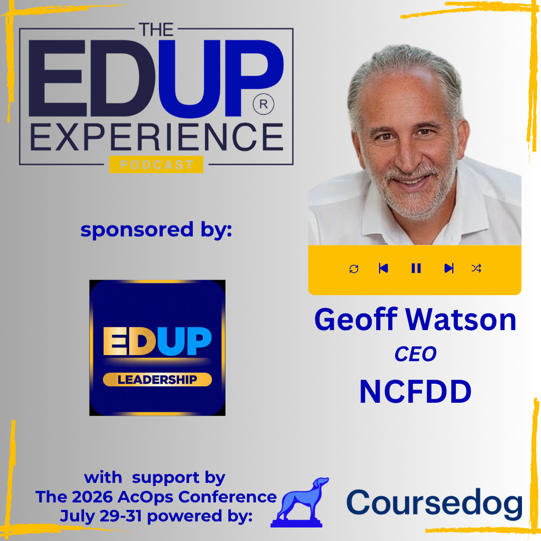 If Faculty Are the Heart, Why Are They Burning Out? - Geoff Watson, CEO, NCFDD