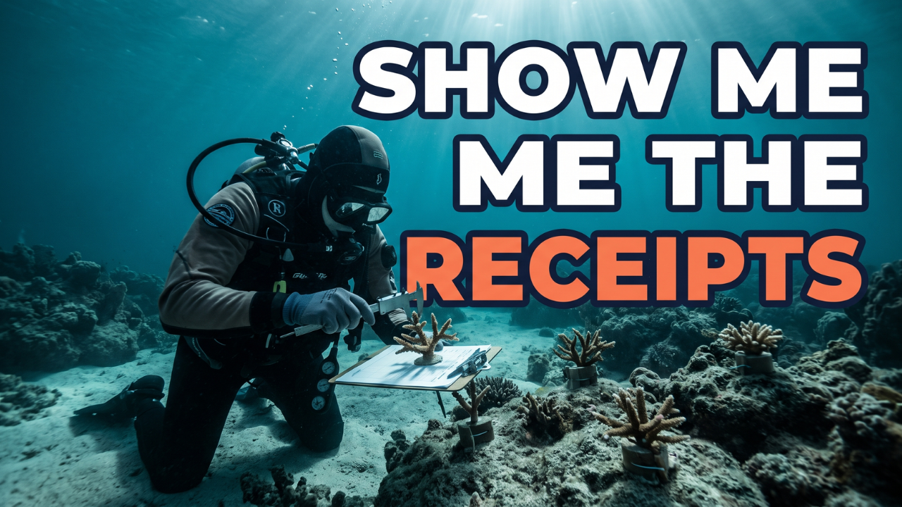 Show Me the Receipts: Why I.CARE Monitors Every Coral It Plants