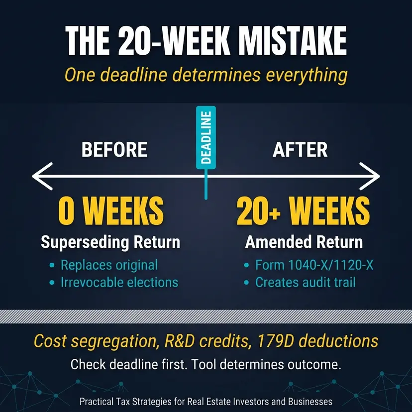 Superseding Returns: The Tax Correction Tool Most Filers Never Hear About