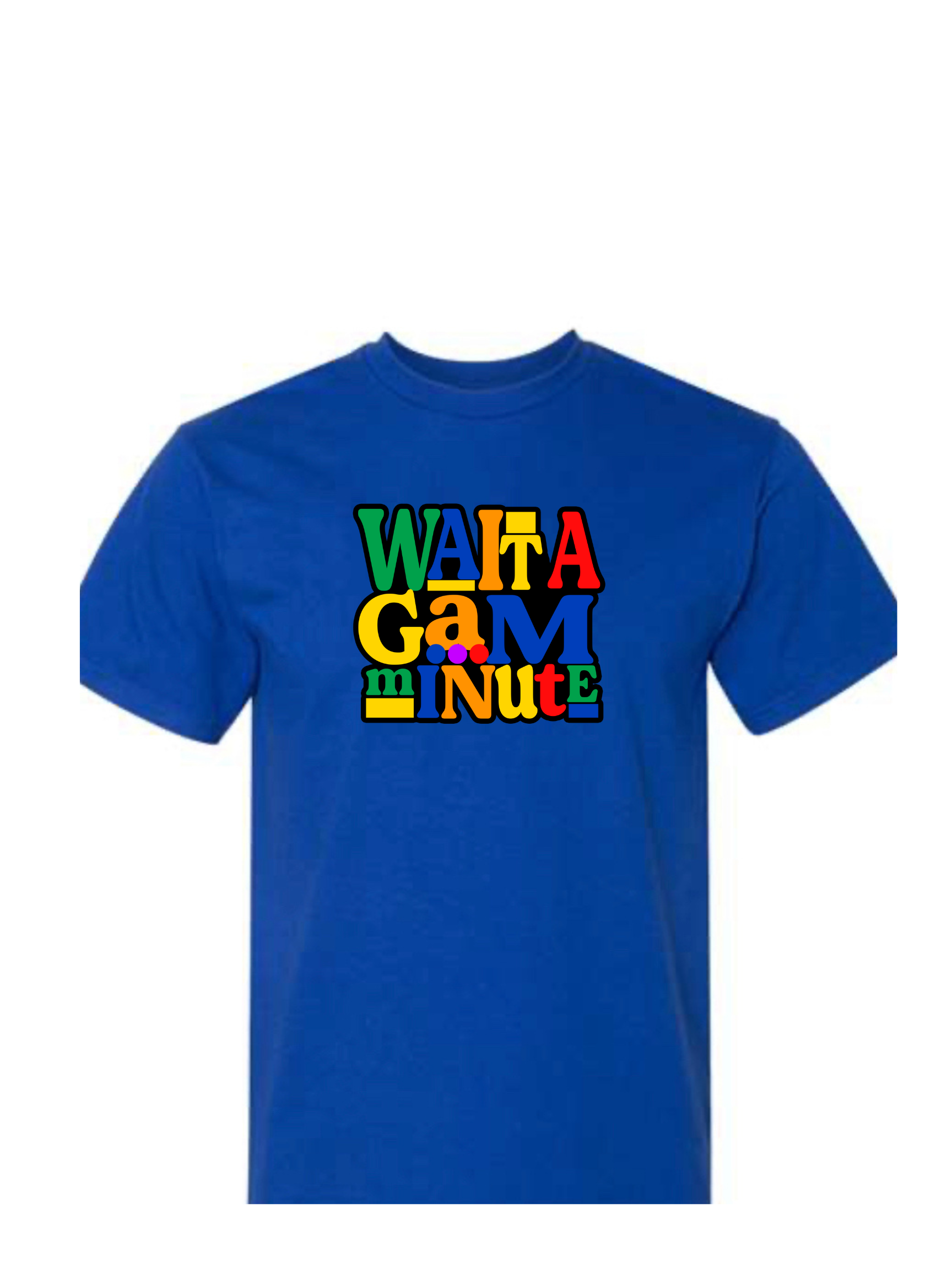 T-shirt (S-XL)- Blue