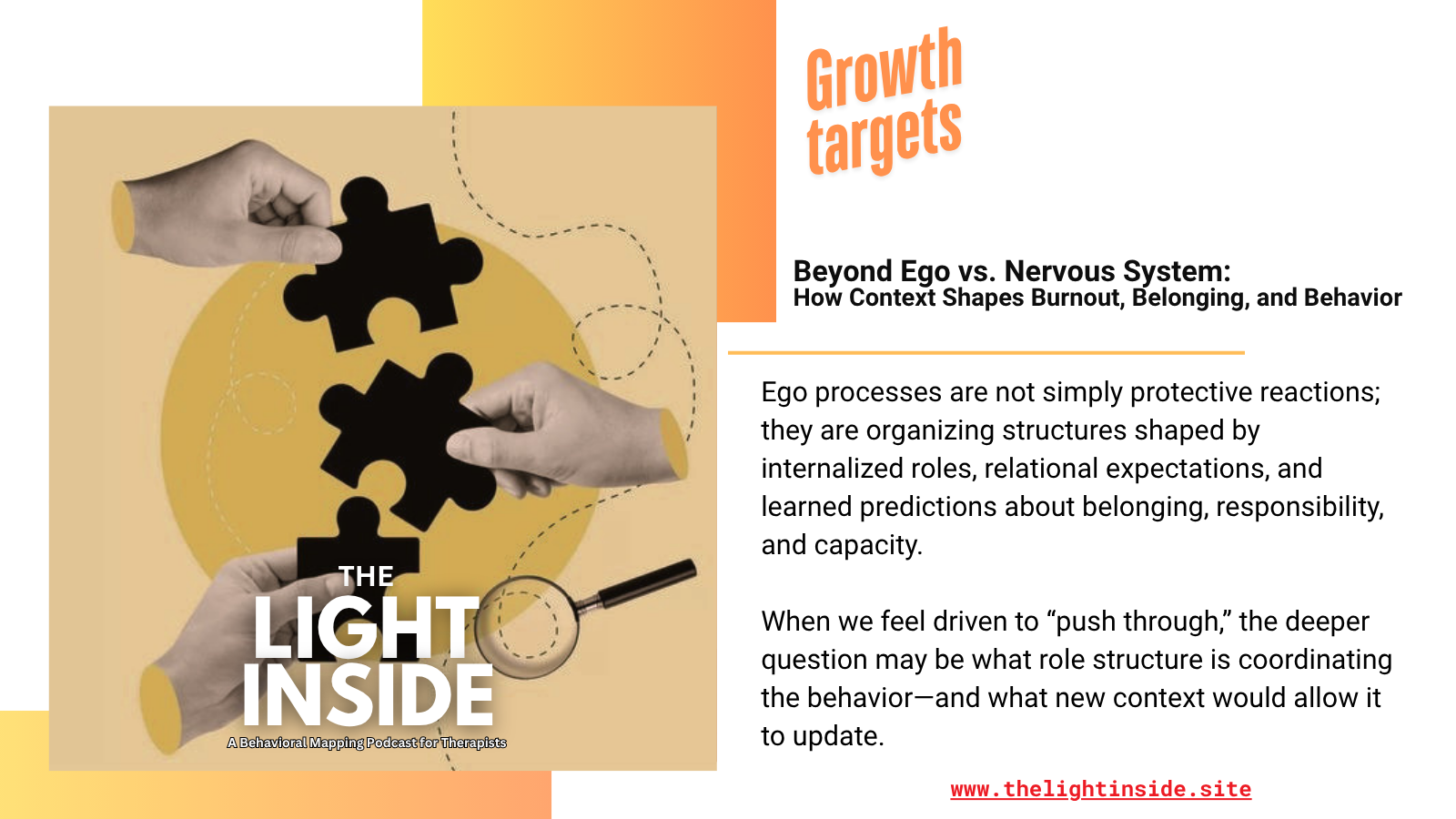 Beyond Ego vs. Nervous System: How Context Shapes Burnout, Belonging, and Behavior Beyond Ego vs. Nervous System: How Context Shapes Burnout, Belonging, and Behavior