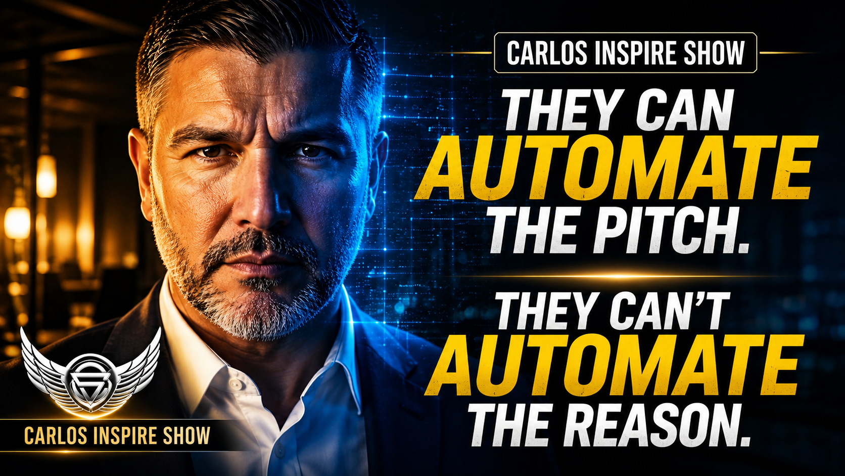 They Can Automate the Pitch. They Can't Automate the Reason. $