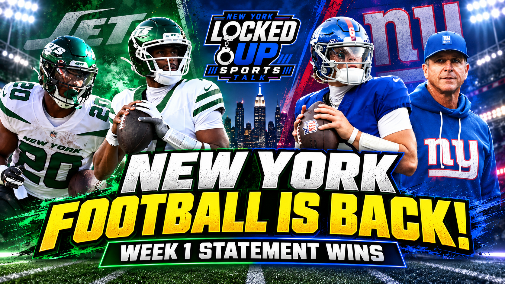 JETS TAKE FLIGHT! Dominant Week 1 Win | Giants Beat Dallas + Complete NFL Week 1 Breakdown