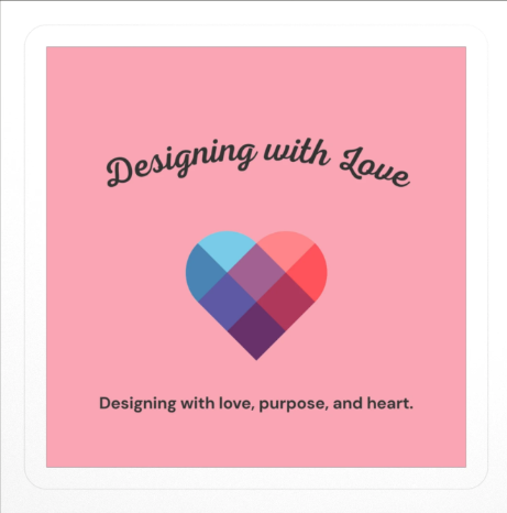 Designing with Love Stickers