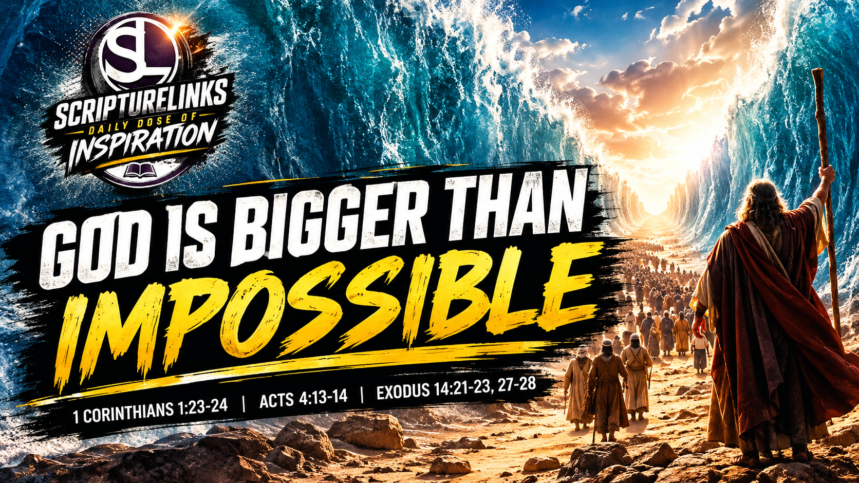 When God Shows Up, the Impossible Bows