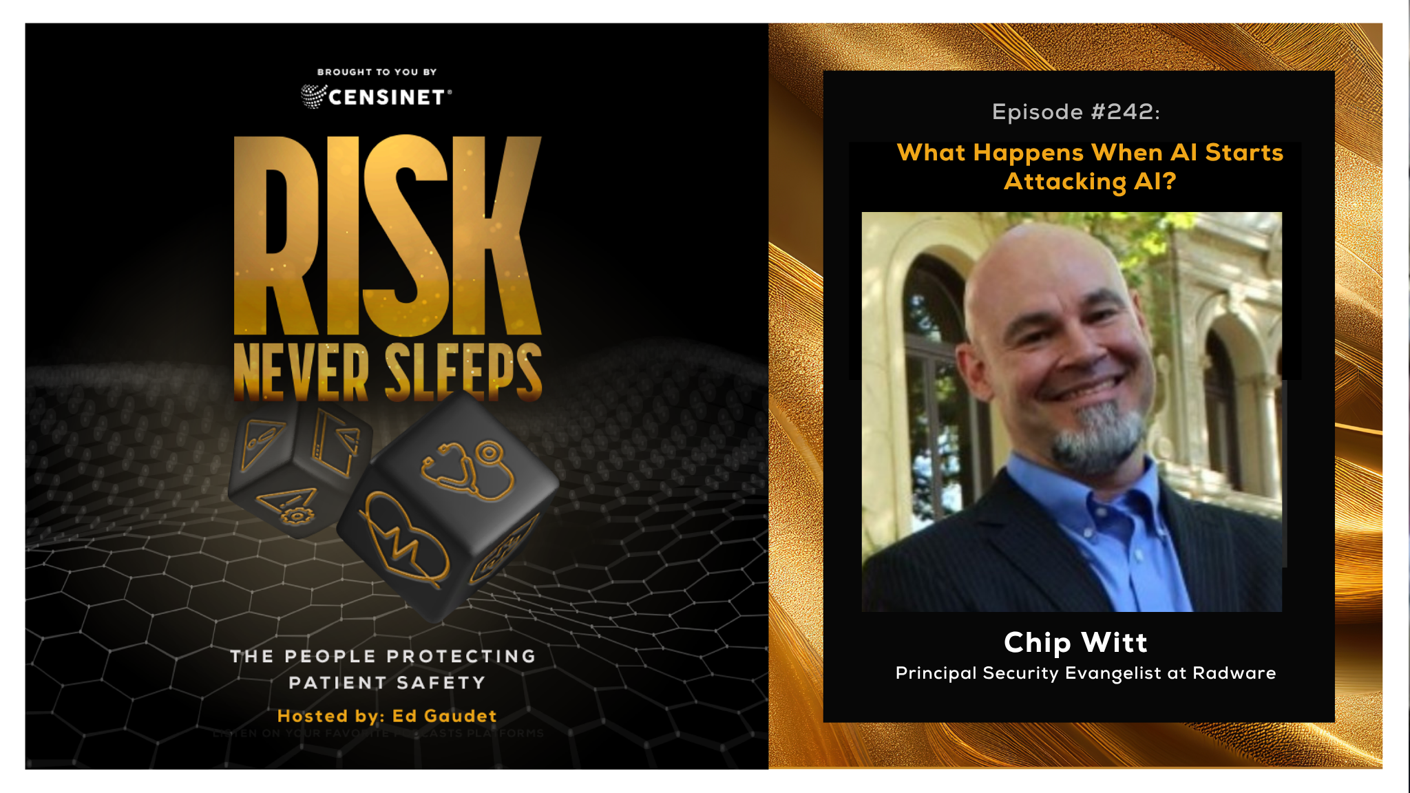 Episode #242. What Happens When AI Starts Attacking AI?, with Chip Witt, Principal Security Evangelist at Radware