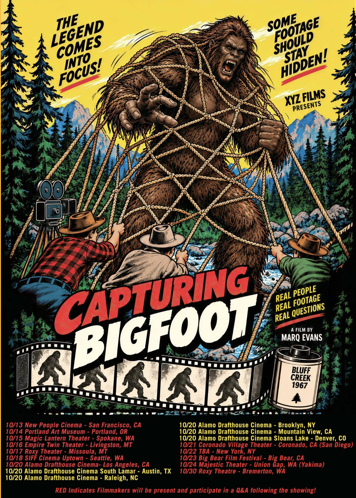 Capturing Bigfoot Screenings: Every Theater, Date and Q&A for the 2026 Tour