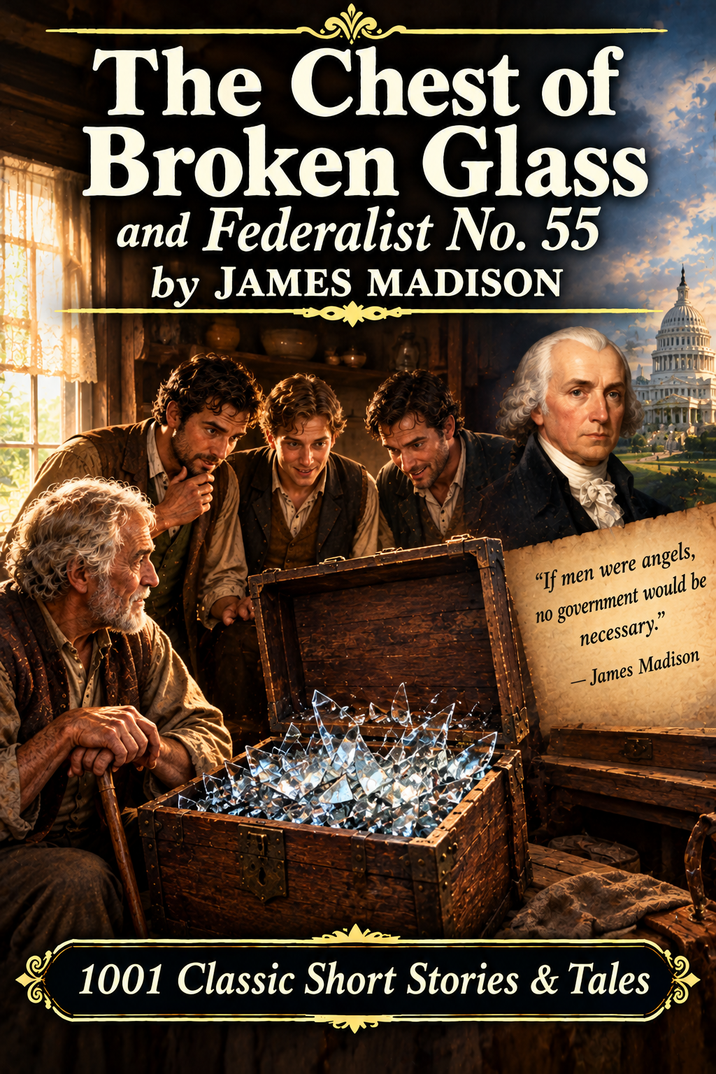 THE CHEST OF BROKEN GLASS and FEDERALIST No. 55 by JAMES MADISON