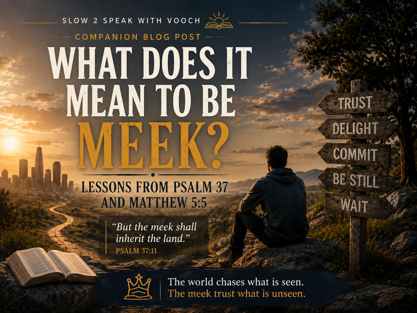 What Does It Mean to Be Meek? Lessons from Psalm 37 and Matthew 5:5