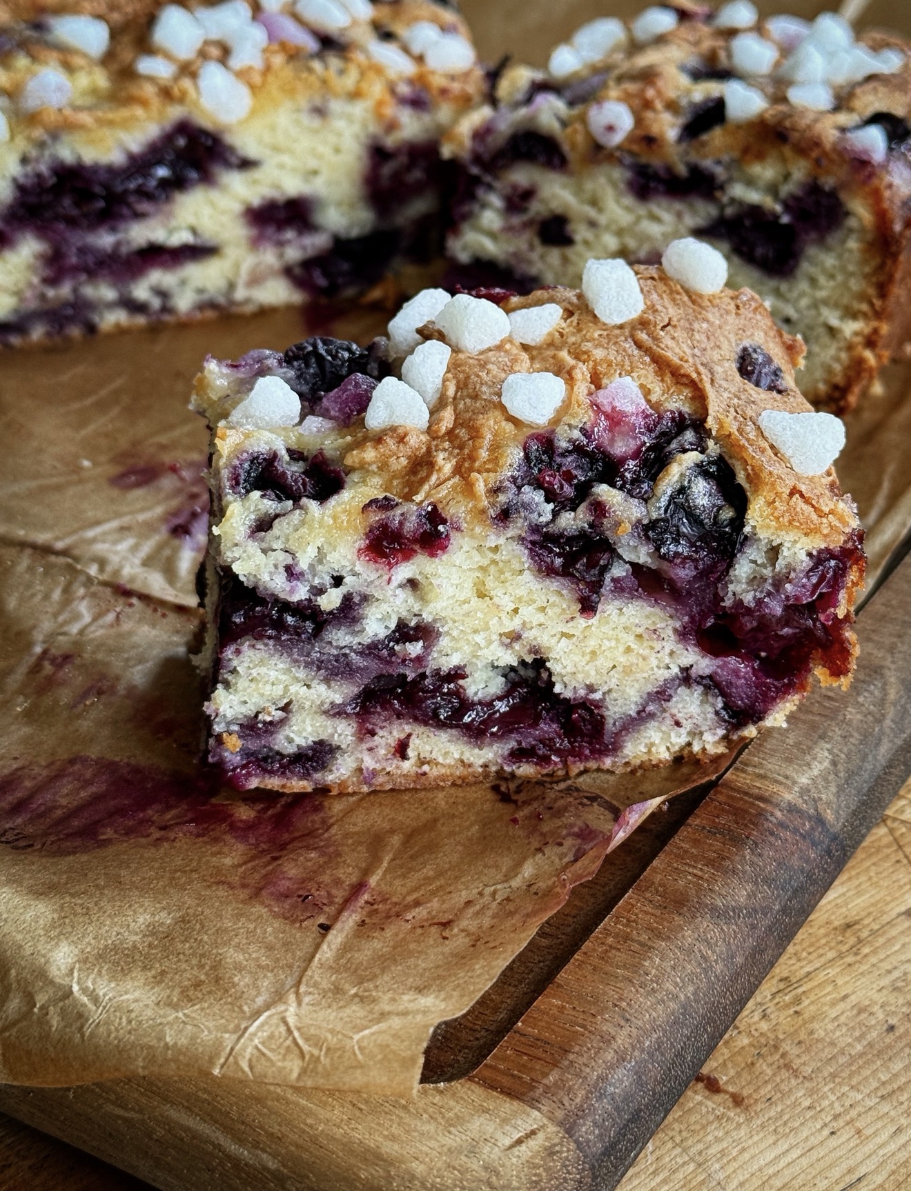 Gluten-Free Blueberry Sugar Crunch Breakfast Cake