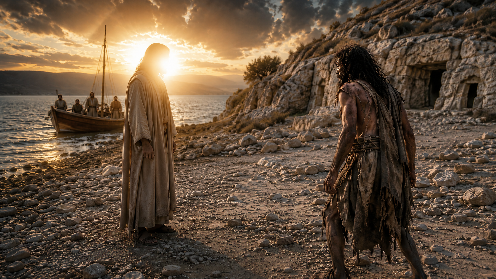 "Sitting, Clothed, and in His Right Mind ..." Mark 5:1-20