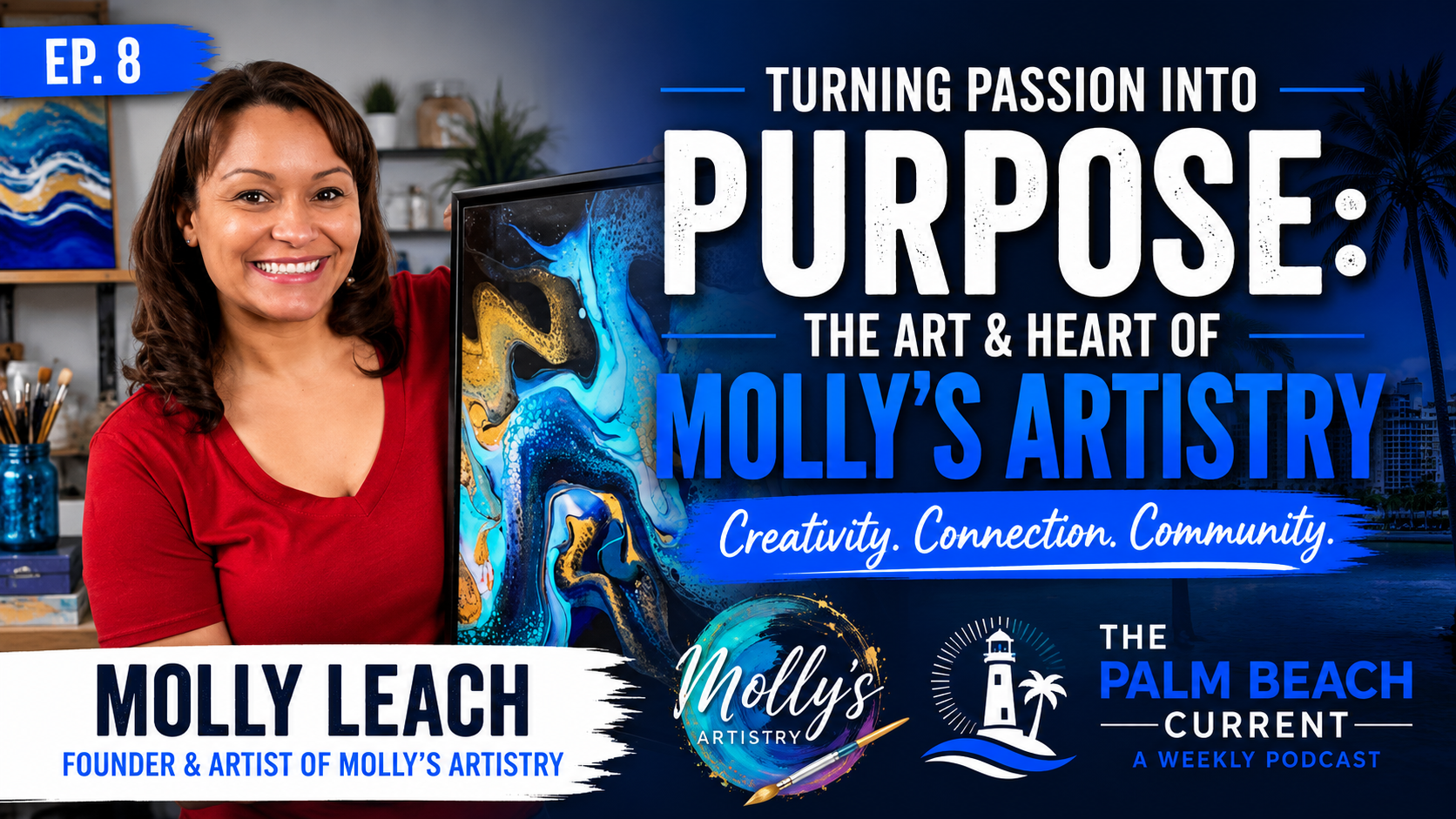 Molly Leach,  of Molly's Artistry Ep. 8